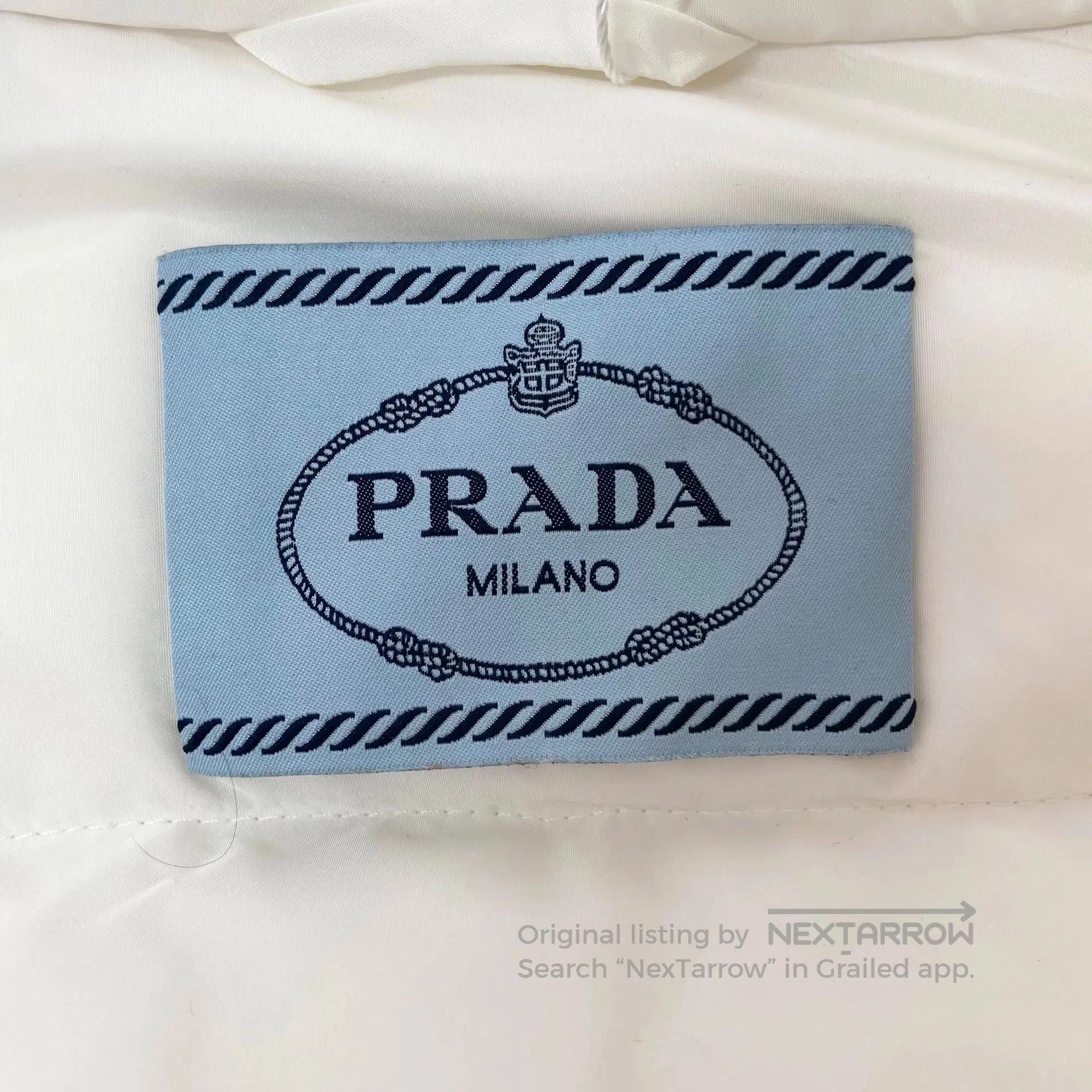 Prada Prada White Down Jacket Size 38. Size S / US 4 / IT 40 - 7 Thumbnail