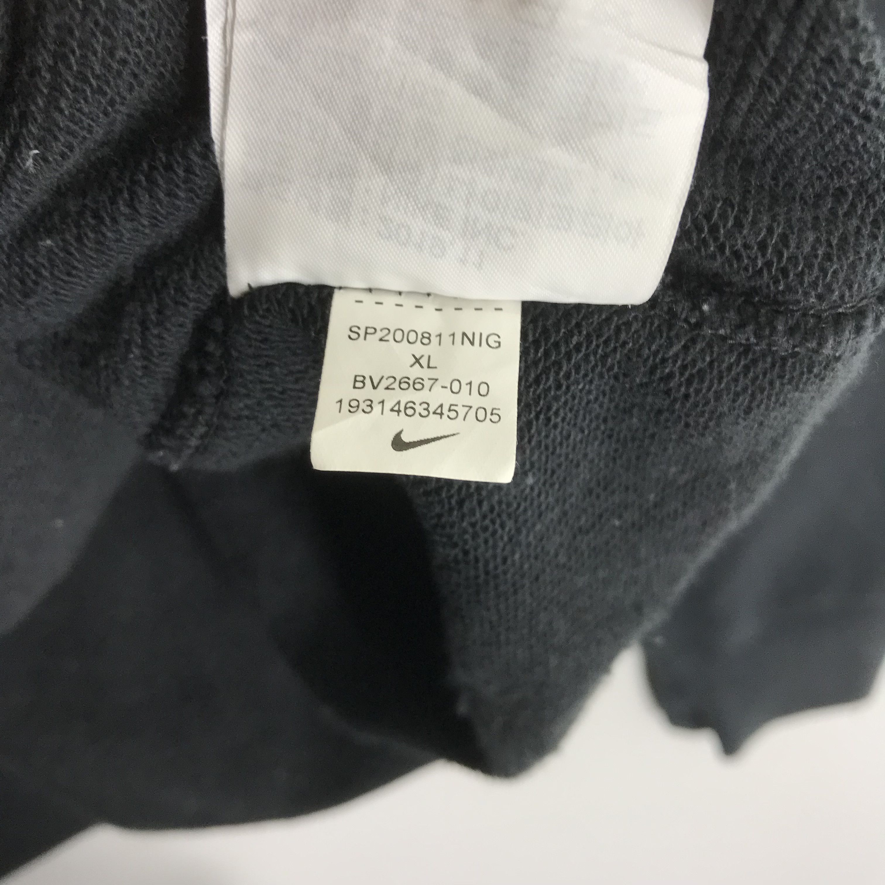 Nike Vintage Nike Swoosh Black Sweatshirt - 198 Size US XL / EU 56 / 4 - 7 Thumbnail