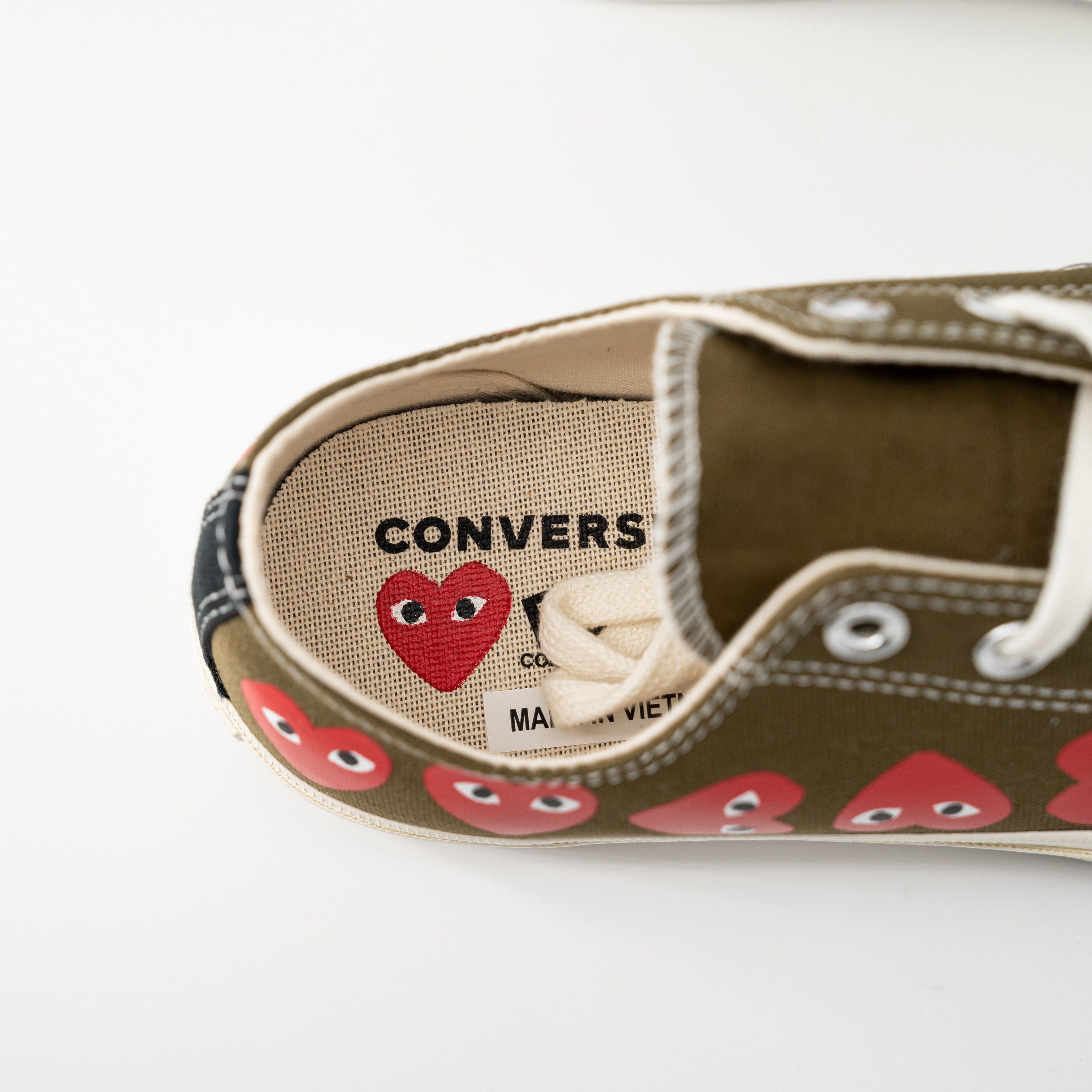 Converse 8 Converse Comme des Garçons Play Chuck 70 Low Multi Heart Size US 8 / EU 41 - 7 Thumbnail