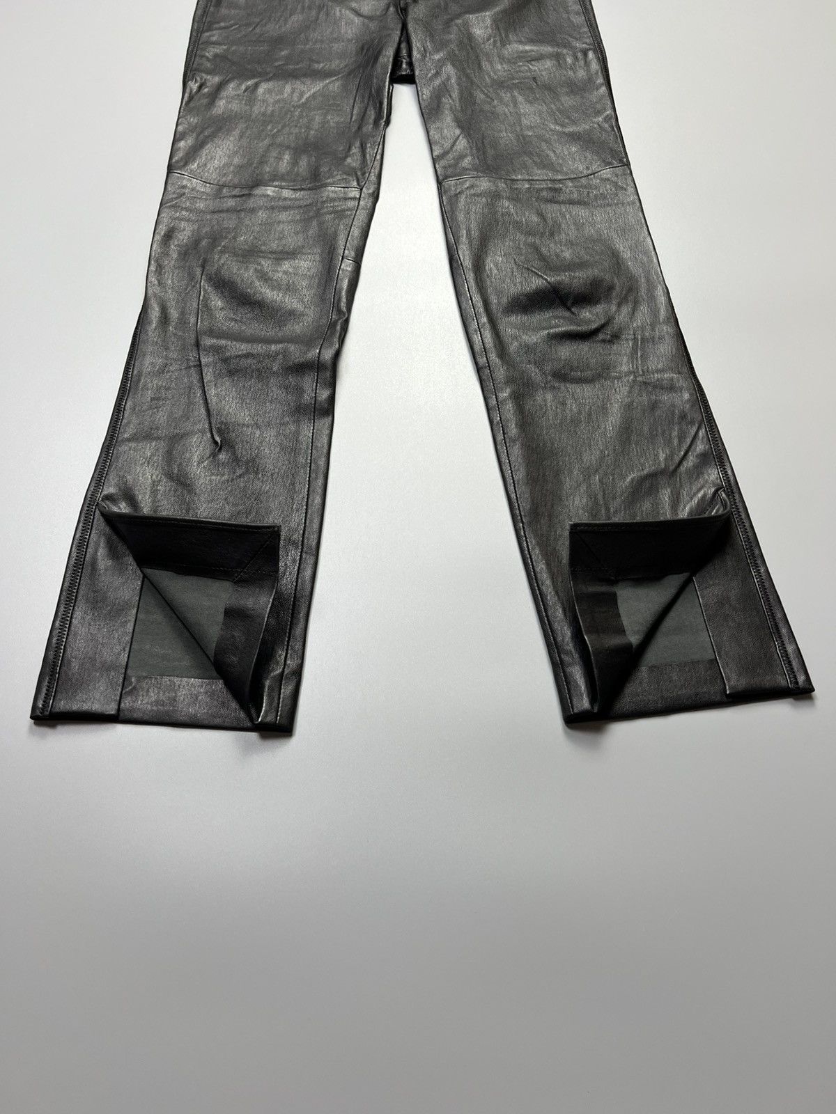 Designer × Isabel Marant Isabel Marant - Slit Ankle Leather - Pants Size 25" / US 0 / IT 36 - 4 Thumbnail