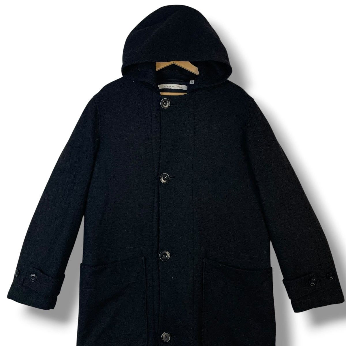 Christophe Lemaire 🇯🇵 UNIQLO & LEMAIRE WOOL LONG HEAVY COAT JACKET Size US M / EU 48-50 / 2 - 6 Thumbnail