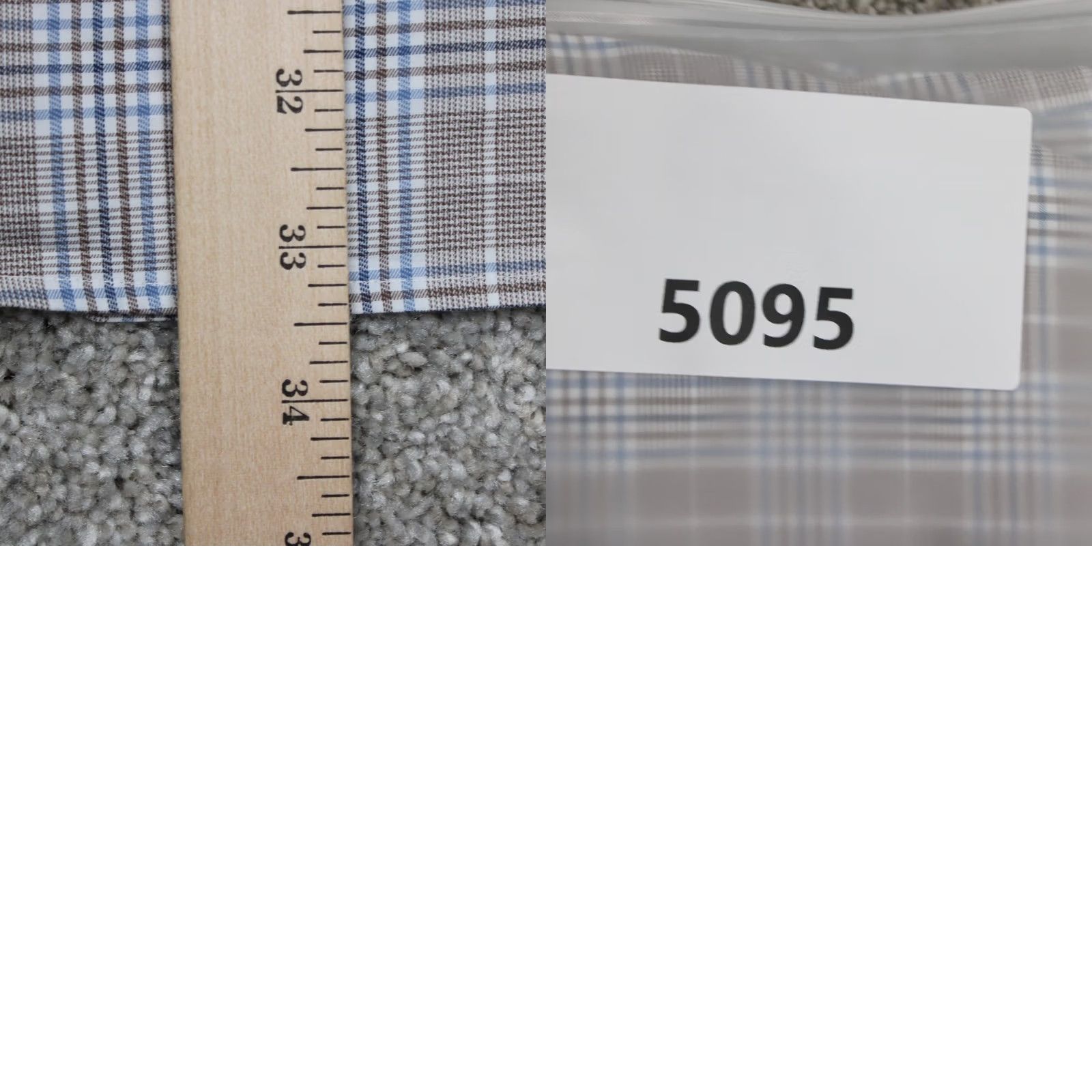 Peter Millar Peter Millar Shirt Mens XL Brown/Blue/White 100% Cotton Long Sleeve Button Down Shirt Size US XL / EU 56 / 4 - 9 Thumbnail