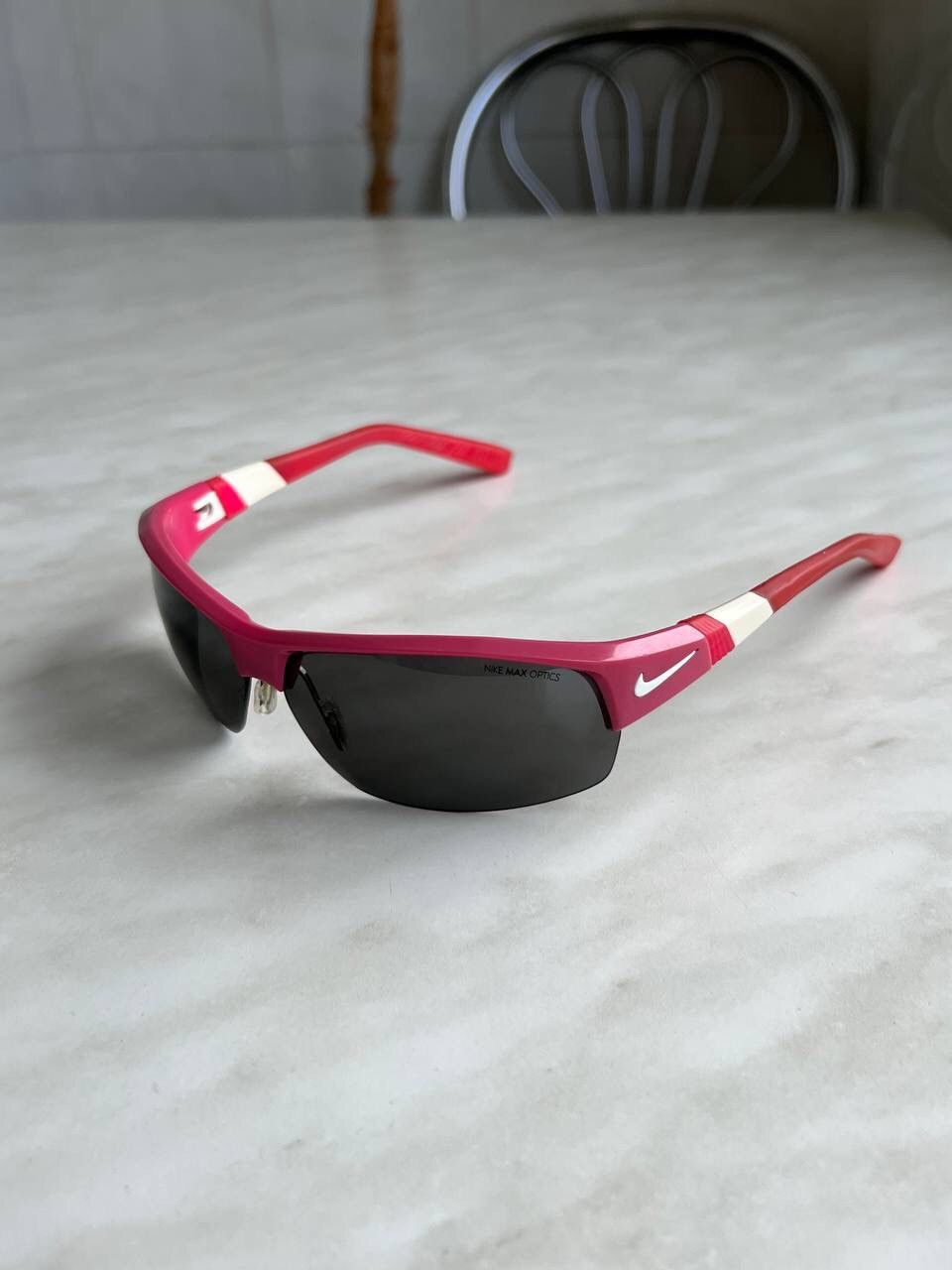 Nike × Nike ACG × Oakley Y2K Vintage Nike Sunglasses Outdoor Style Drill Pink Eyewear Size ONE SIZE - 9 Thumbnail