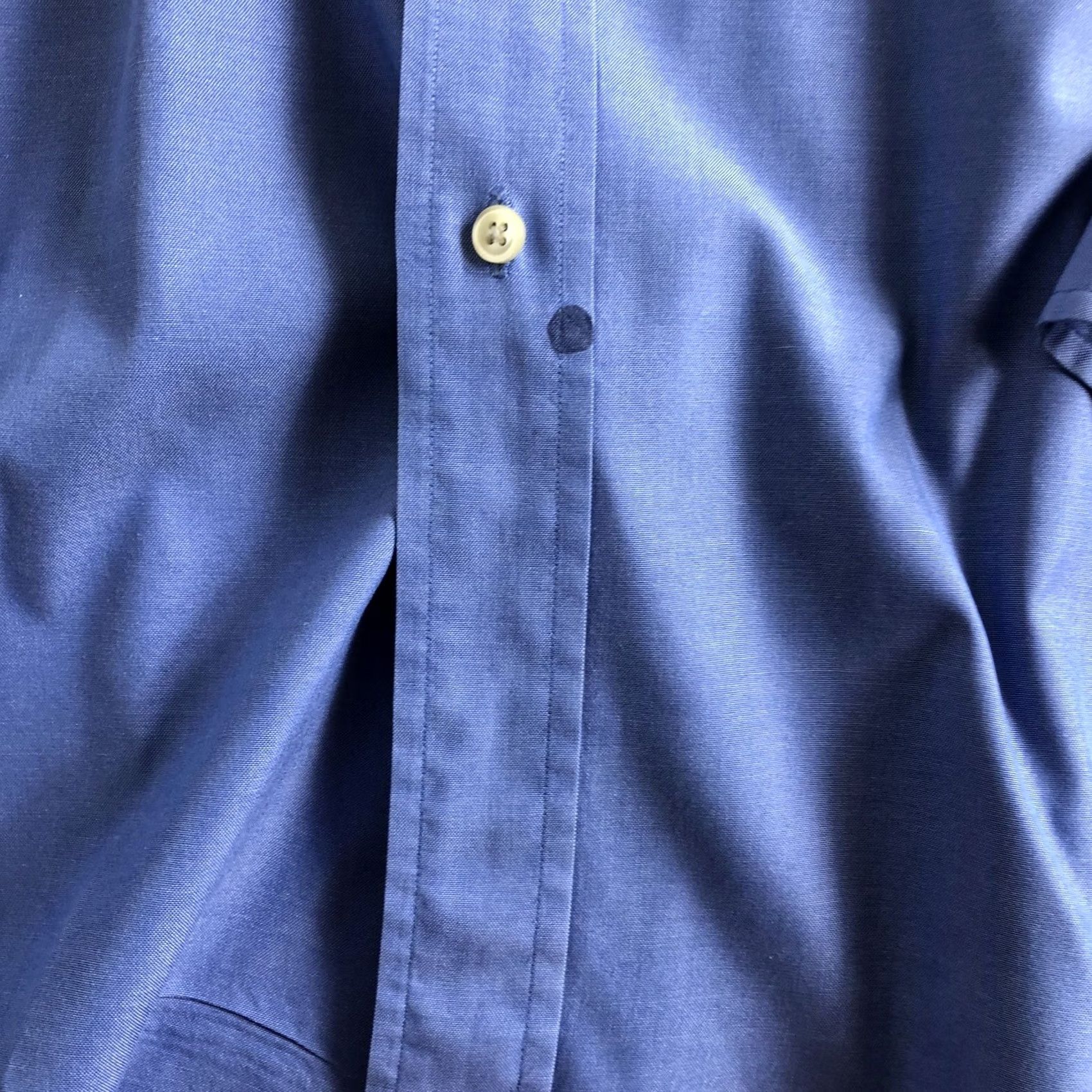 Ralph Lauren Ralph Lauren Yarmouth Button-Down Shirt Mens 17-35 Pinpoint Oxford Longsleeve Blue Button-Up Classic Regular Knit Easy Care Mens Shirt Size US XL / EU 56 / 4 - 4 Thumbnail