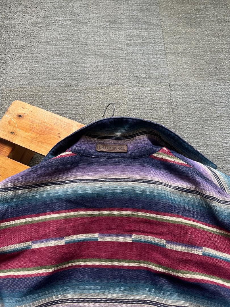Designer × Ralph Lauren × Vintage VINTAGE RALPH LAUREN NAVAJO JACKET Size US L / EU 52-54 / 3 - 4 Thumbnail