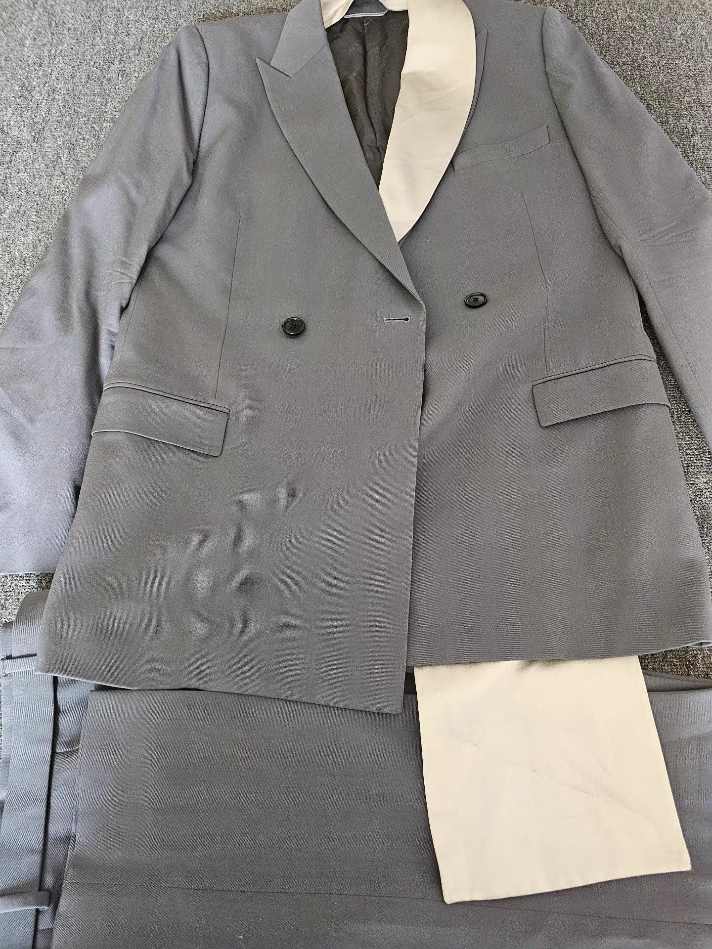 Dior Dior Men's Runway Haze Blue Ribbon Suit Set, Q4 Size 50R - 3 Thumbnail