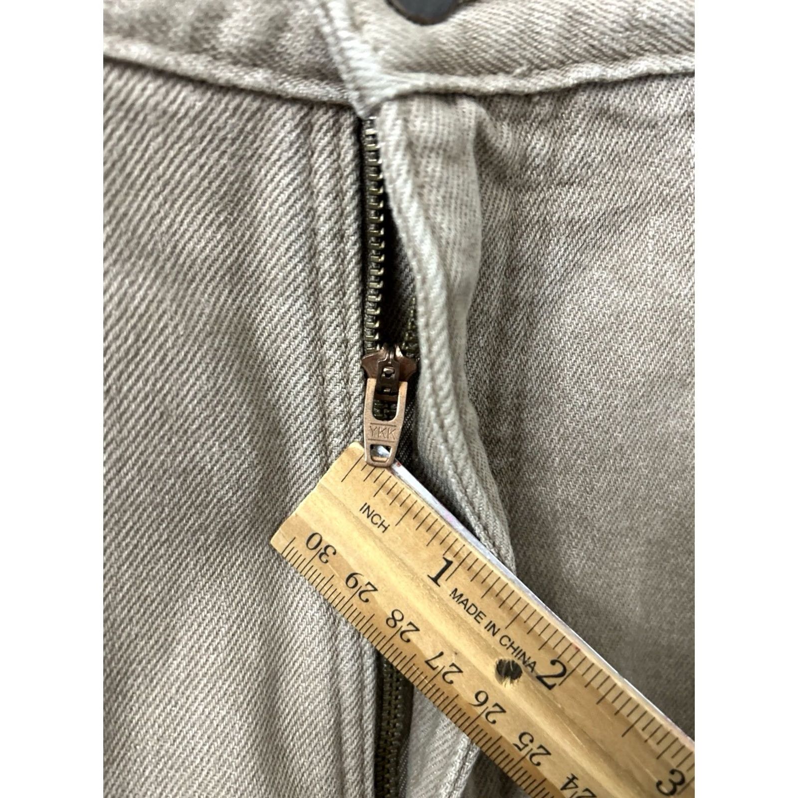 Vintage VINTAGE L.L.Bean Jeans Mens 36x36 Denim Pants Regular Straight Fleece Lined Brown 36 in YKK Men Size US 36 / EU 52 - 6 Thumbnail