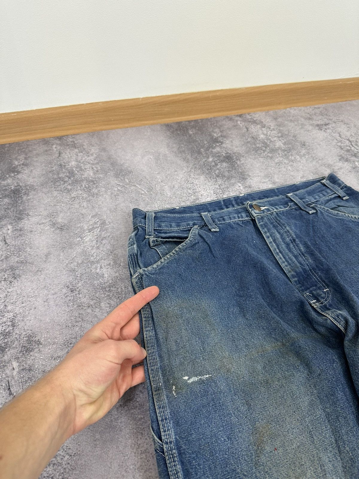 Dickies Vintage Dickies USA Carpenter Baggy Cargo Utility Work Pants Size US 34 / EU 50 - 14 Thumbnail