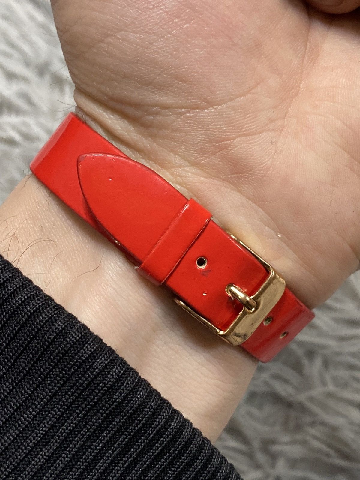 Japanese Brand × Jewelry × Vintage Heart-Shaped Red Strap Quartz Watch | Japanese Brand Size ONE SIZE - 9 Thumbnail