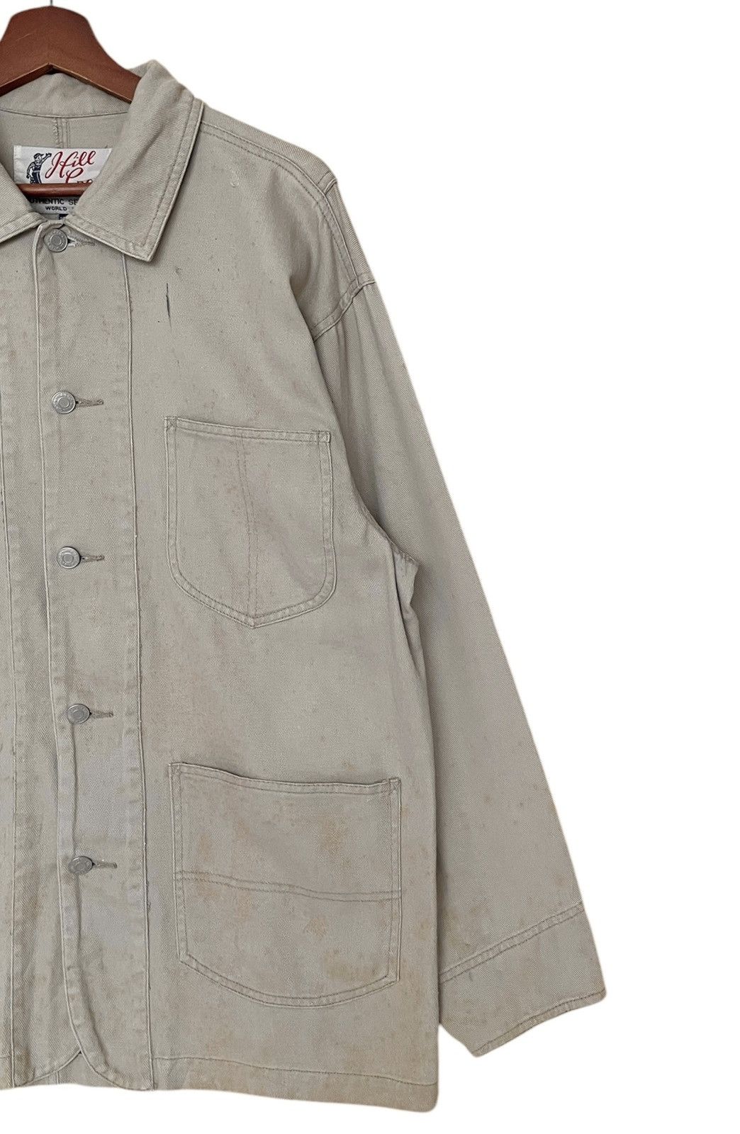 Vintage Vintage Japanese Brand Hill Crop Chore Jacket 1990s Size US M / EU 48-50 / 2 - 6 Thumbnail