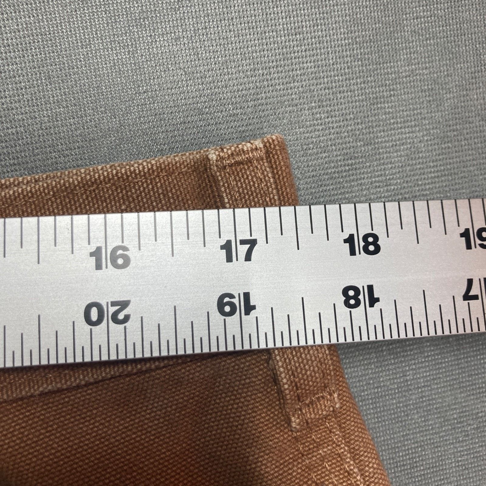 Carhartt Carhartt B11 Loose Canvas Carpenter USA VTG Mens 36x34 Brown Size US 36 / EU 52 - 4 Thumbnail
