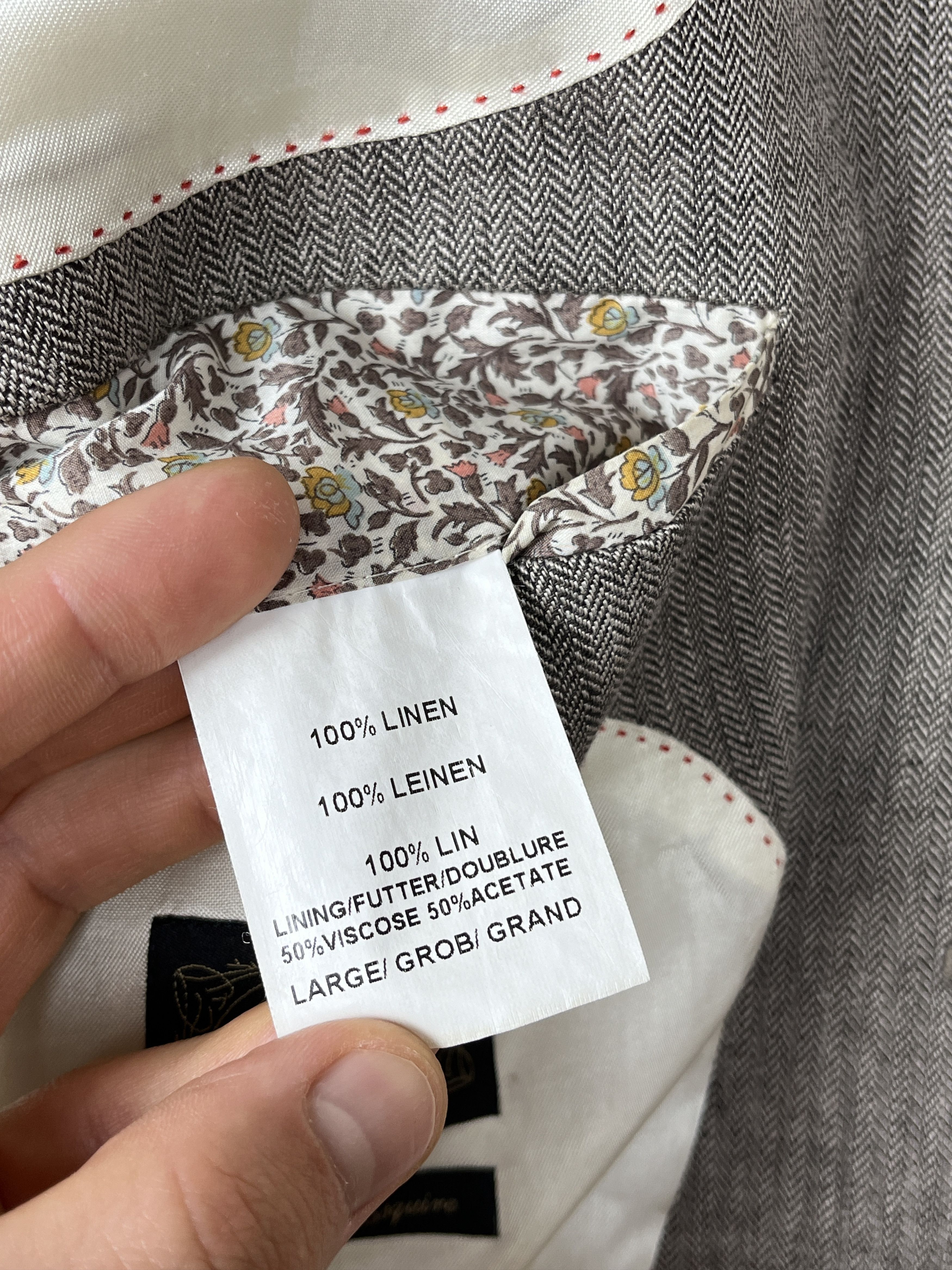 Other UK Holland Esquire Linen Long Blazer Coat Hand Customised Size US M / EU 48-50 / 2 - 14 Thumbnail