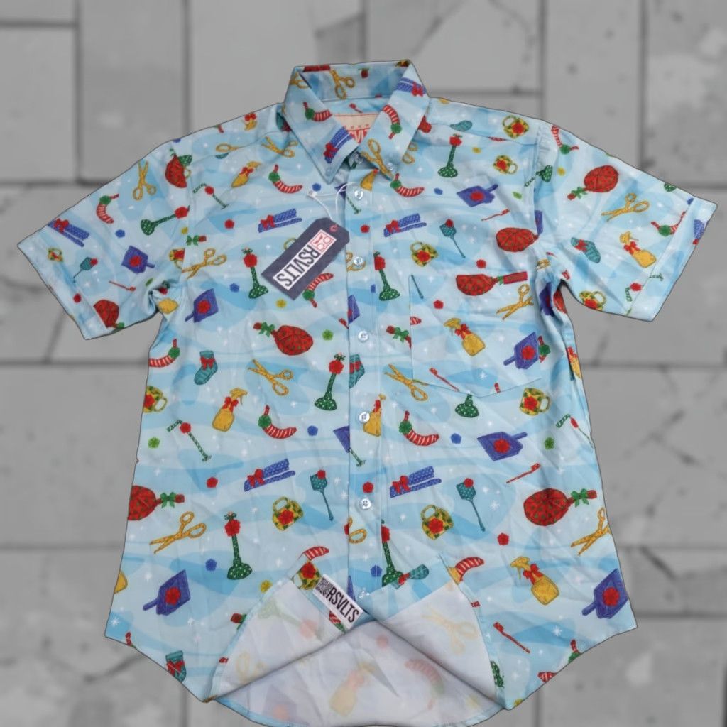 Vintage VINTAGE RSVLTS Shirt XL Blue Short Sleeve Harry Potter NEW Size US XS / EU 42 / 0 - 1 Thumbnail