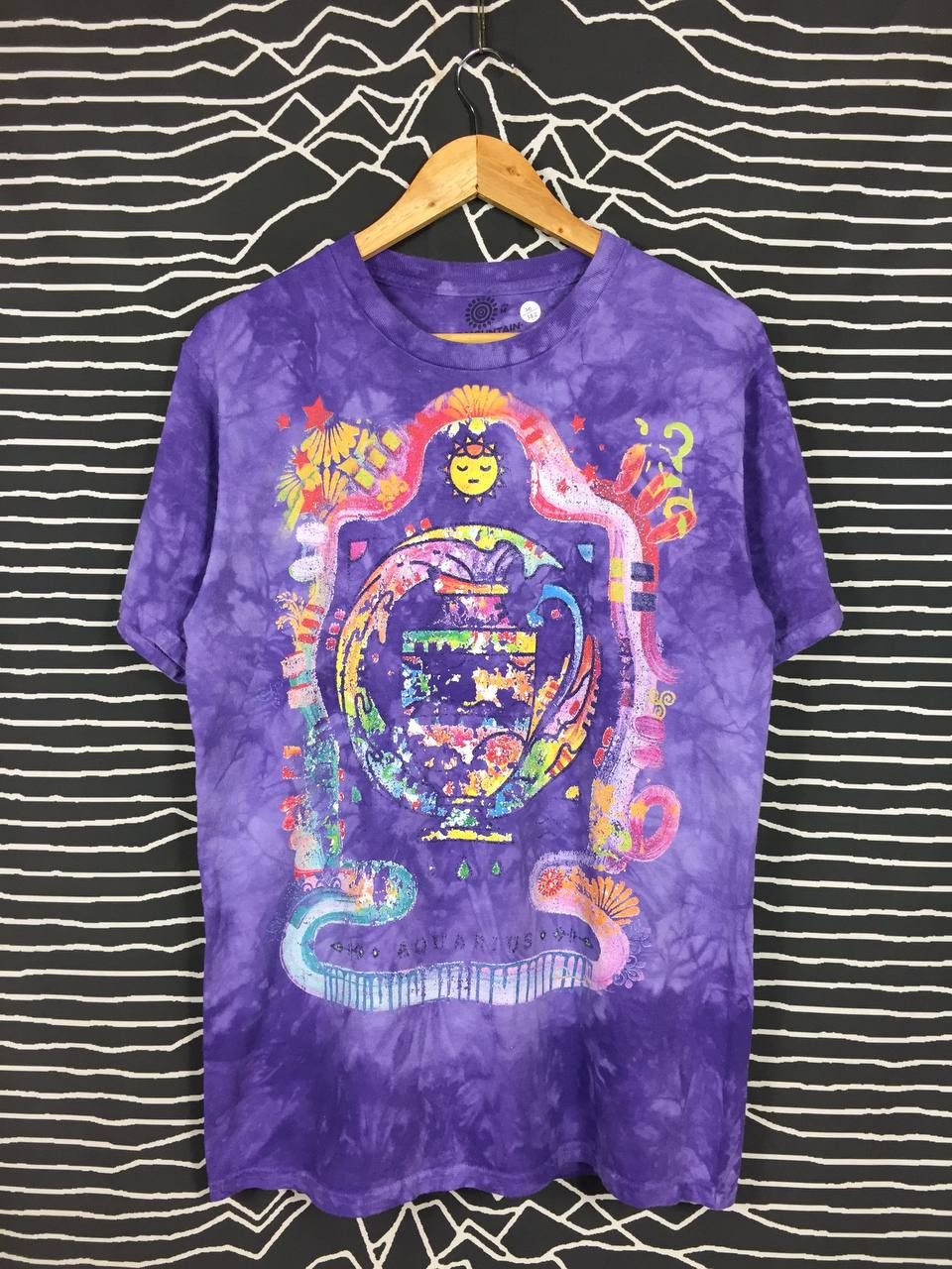 The Mountain × Vintage The Mountain The Zodiac Sign Aquarius Tie Dye Tee Size US M / EU 48-50 / 2 - 2 Thumbnail