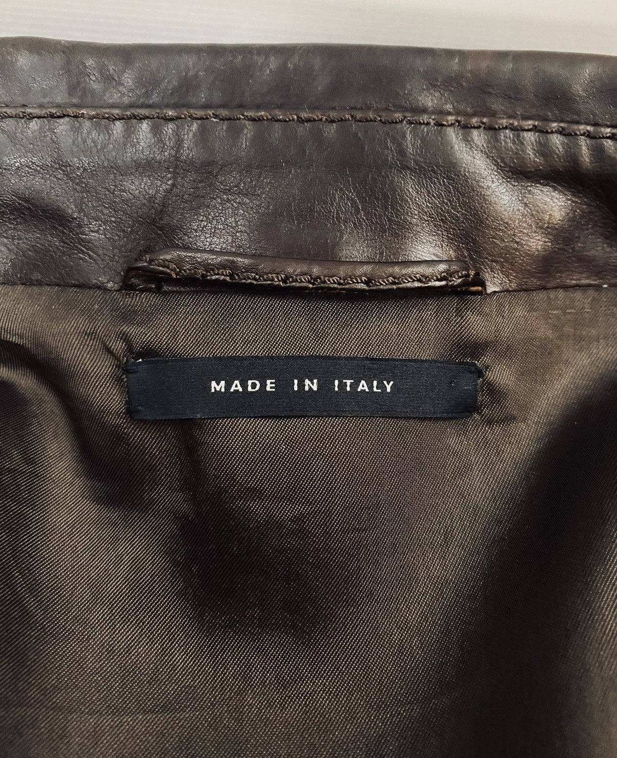 Gucci Gucci x Tom Ford 🇮🇹 Mocha Leather GG Allover Bomber Jacket 52 Size US L / EU 52-54 / 3 - 17 Thumbnail