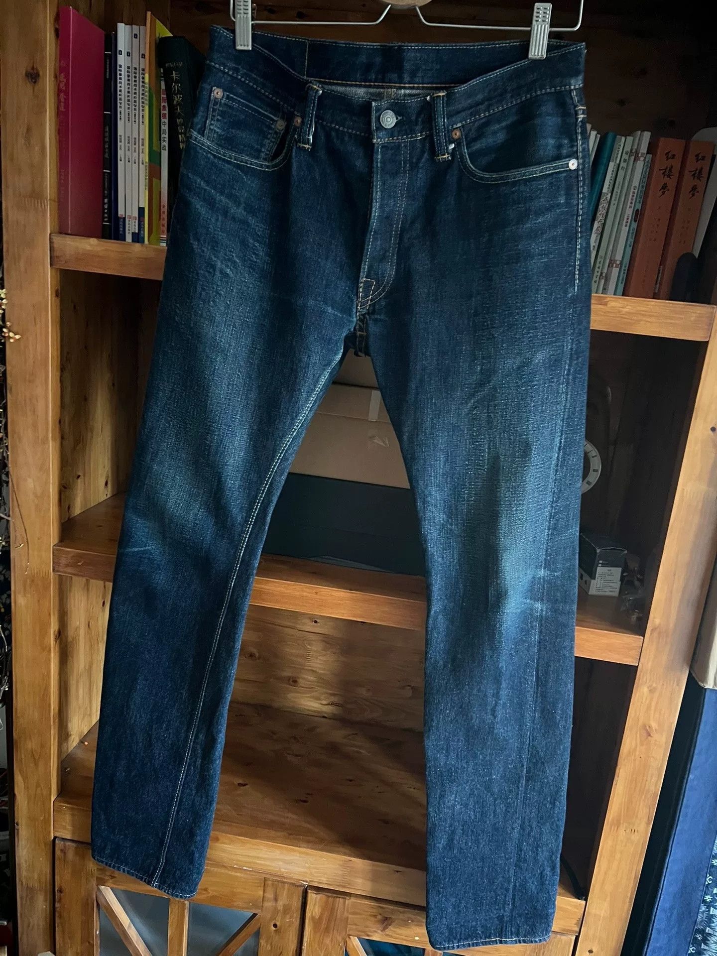 Pure Blue Japan Pure Blue Japan Straight Selvedge Jeans Size US 33 - 3 Thumbnail