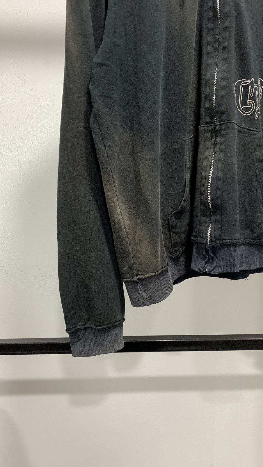 Japanese Brand Nicely Faded CFTL Limited Edition Zip Up Hoodie Skull Size US L / EU 52-54 / 3 - 8 Thumbnail