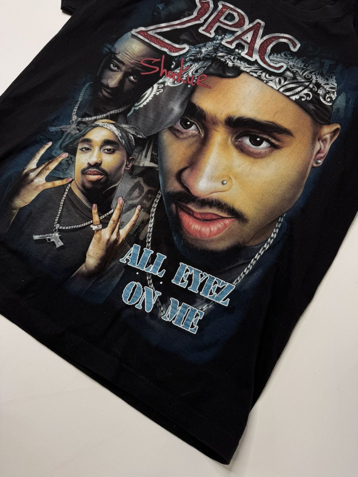 Vintage Vintage 2pac tupac amaru shakur fullprint 00s y2k rap sk8 00 Size US M / EU 48-50 / 2 - 2 Thumbnail