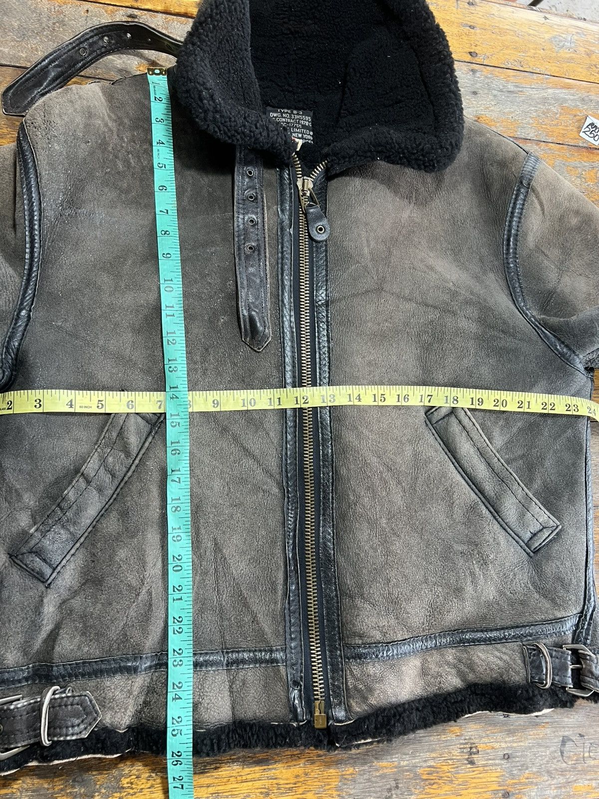 Avirex AVIREX B-3 Leather Flight Jacket Mouton Men Size US M / EU 48-50 / 2 - 20 Thumbnail
