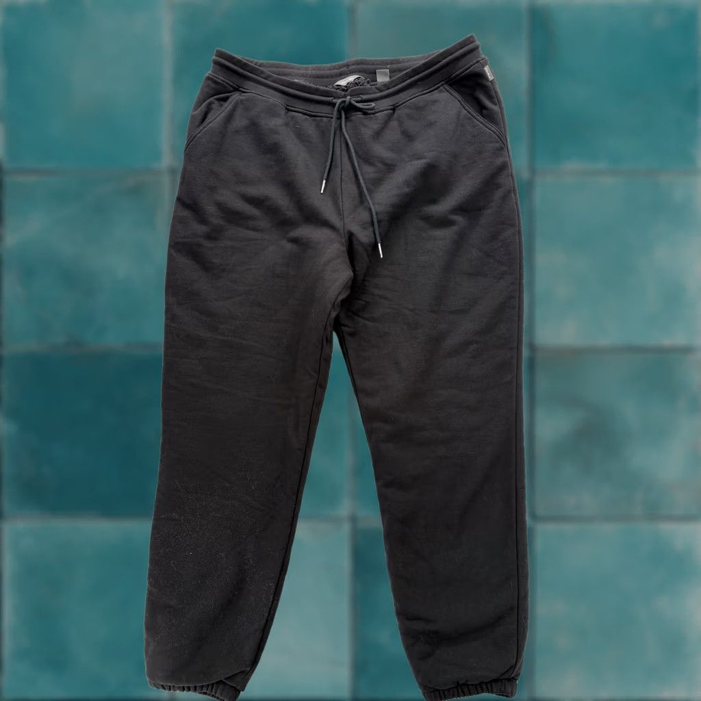 Eddie Bauer Eddie Bauer Fleece Lined Joggers Womens Large Black Drawstring Workwear Hiking Pants Size 36" / US 14 / IT 50 - 1 Thumbnail