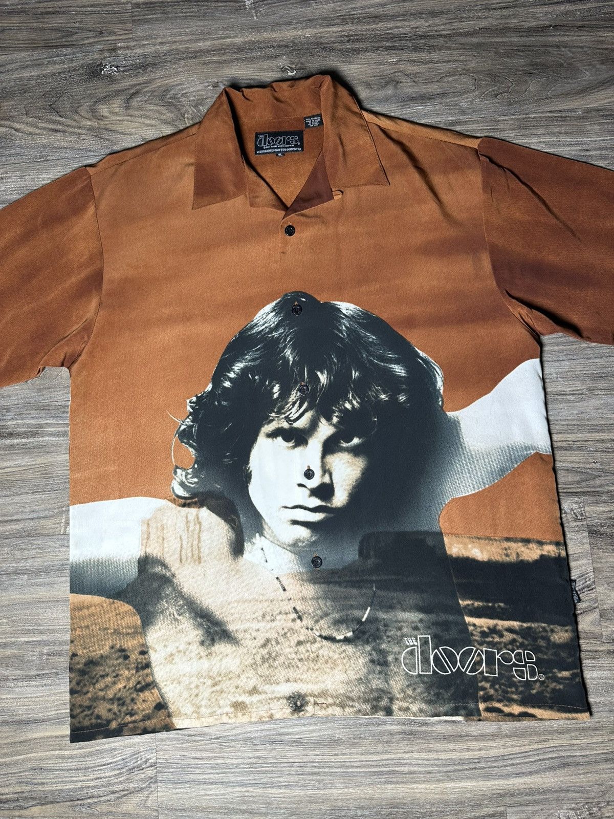 Other Vintage Dragonfly Mens 2001 Jim Morrison The Doors Shirt Size US XL / EU 56 / 4 - 4 Thumbnail