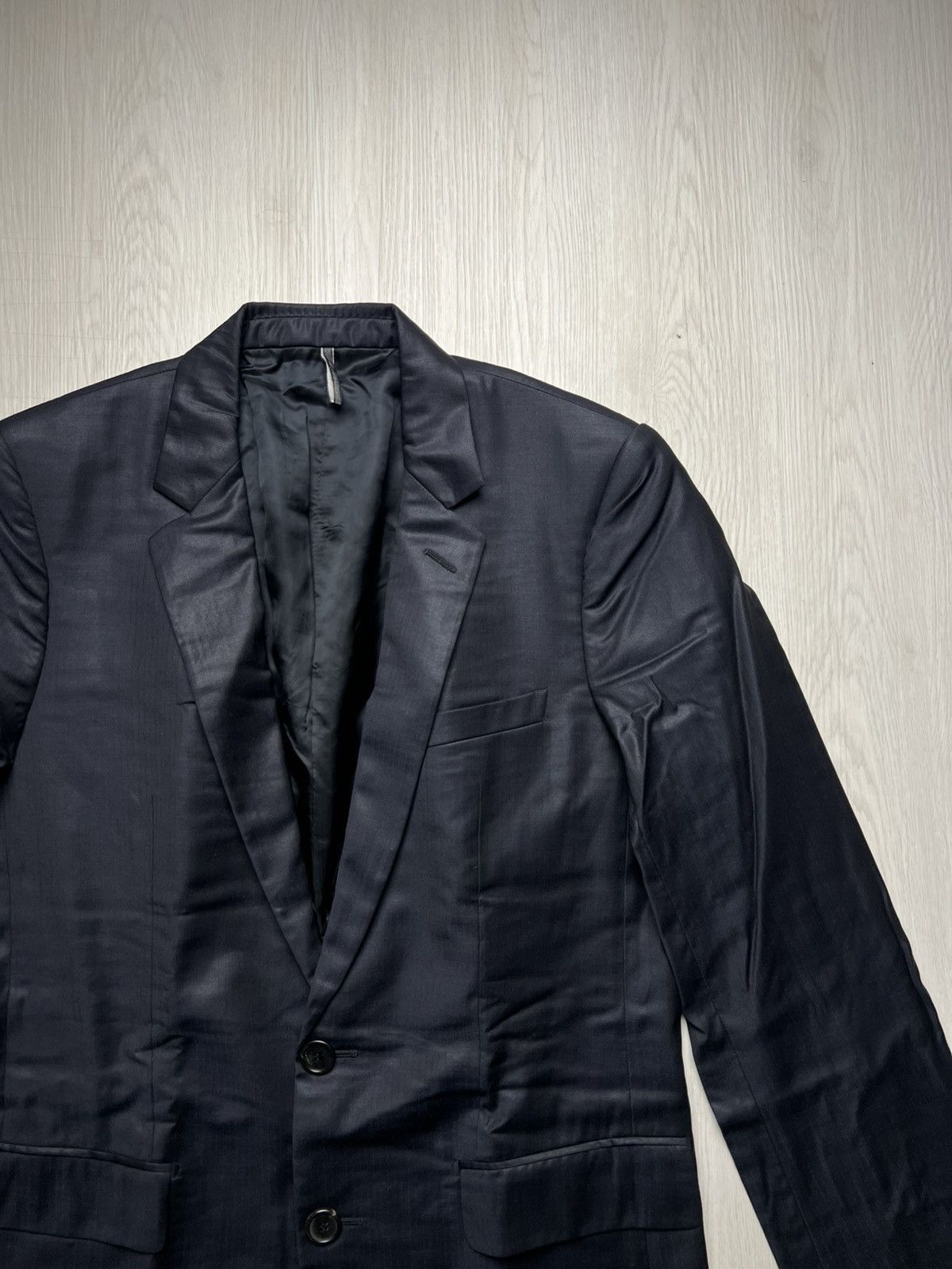 Dior SS07 Dior Hedi Slimane Era Wool Blazer Jacket Size 48S - 2 Thumbnail