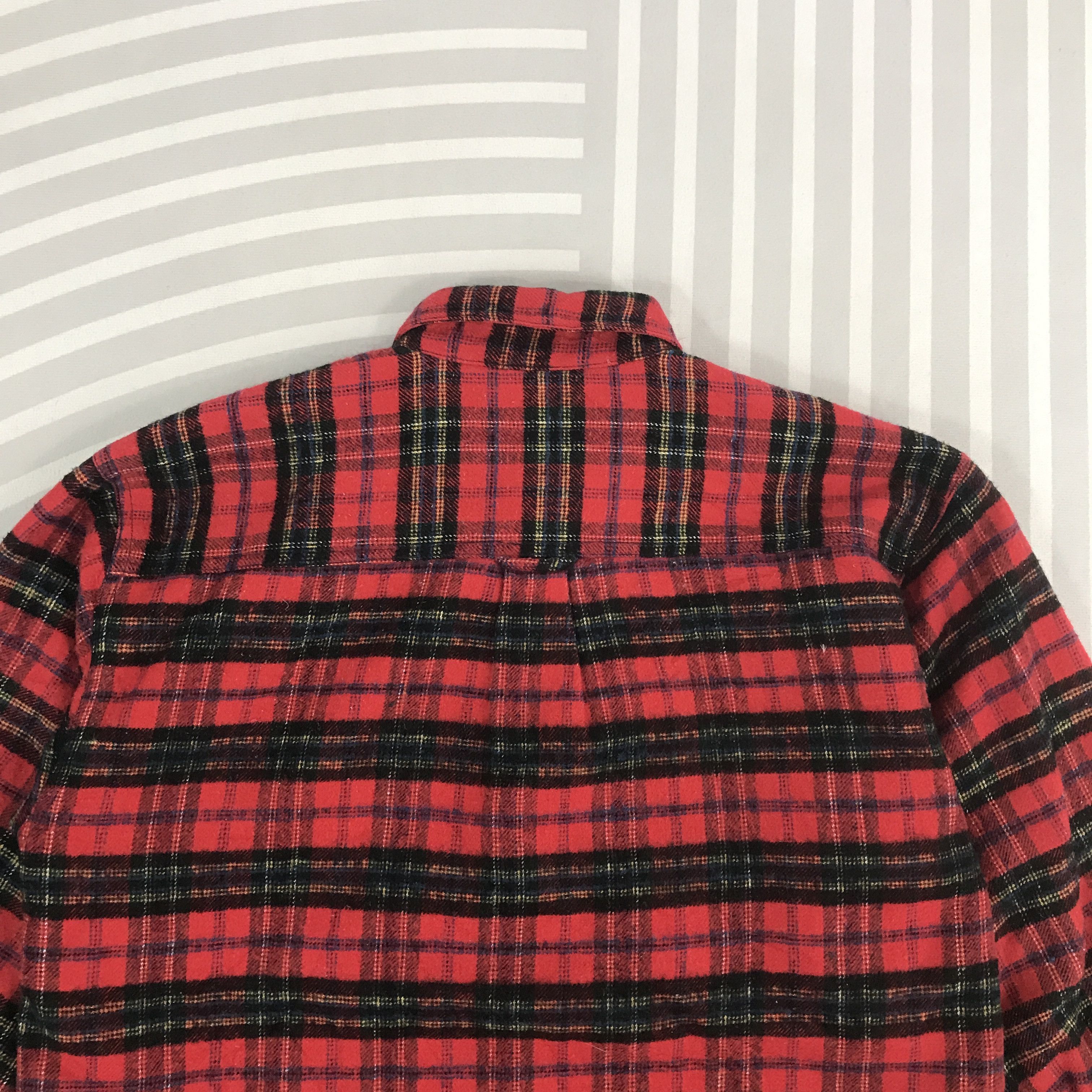Japanese Brand × Vintage Vintage Romantic Flannel design button Jacket Size US L / EU 52-54 / 3 - 4 Thumbnail