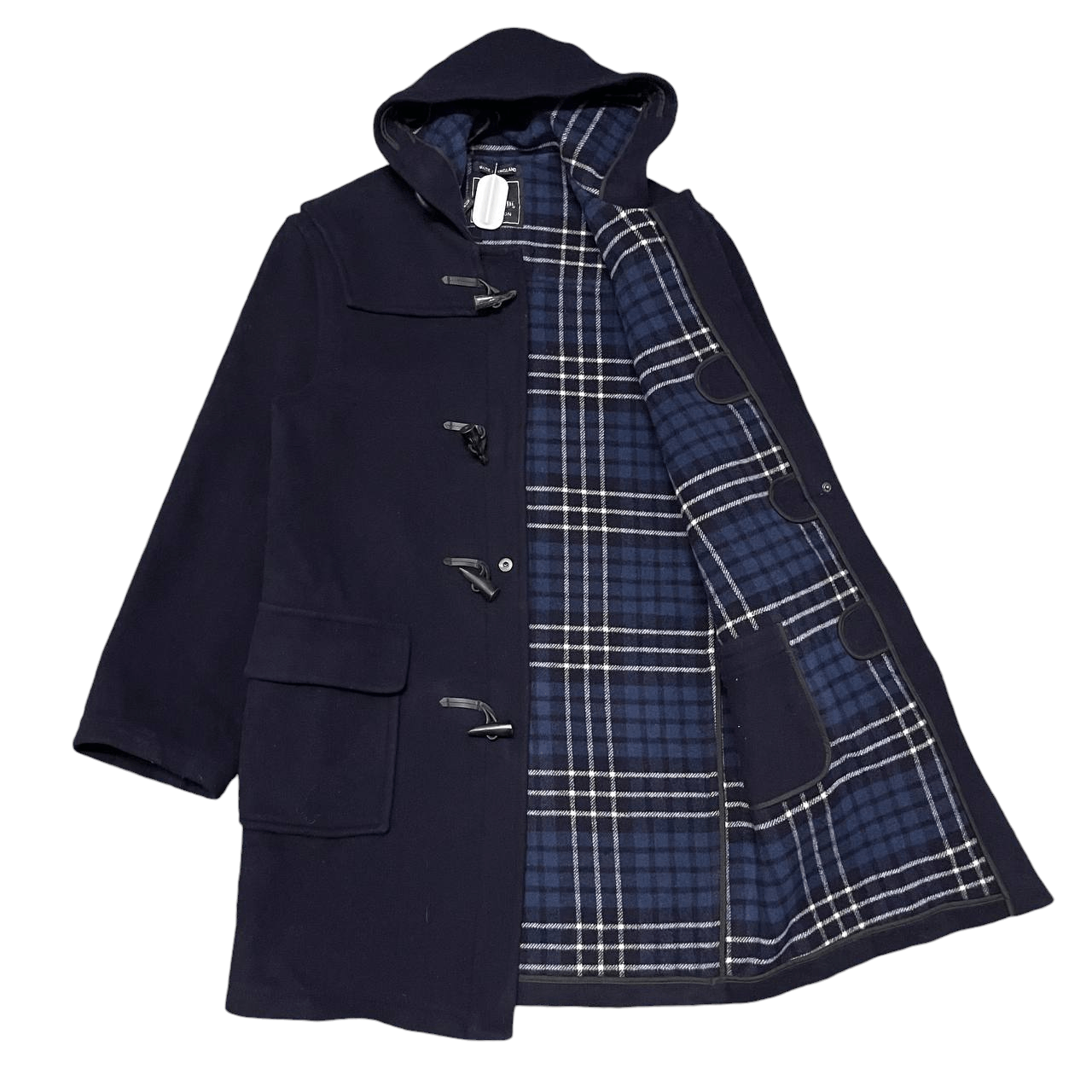 Gloverall Vintage Gloverall Checkered Duffle Coat Size US M / EU 48-50 / 2 - 1 Thumbnail