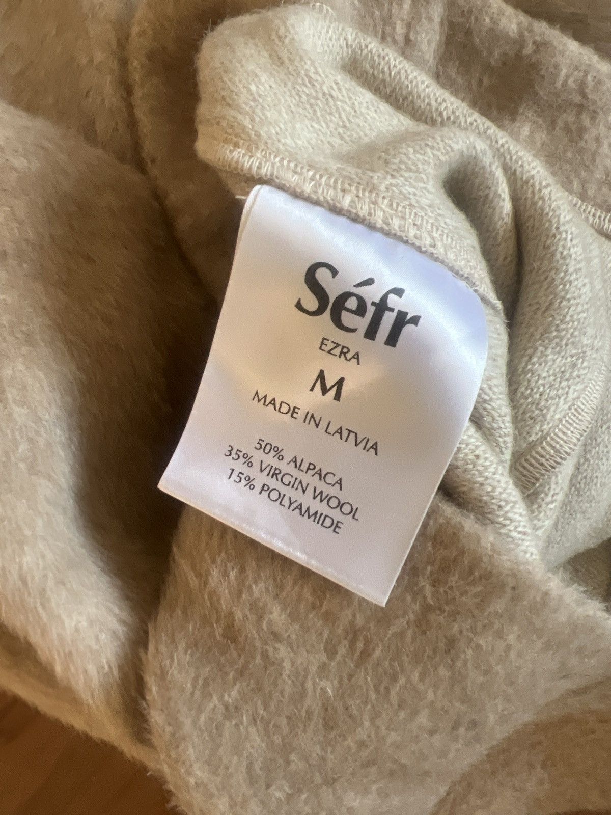 Sefr Alpaca Ezra Fur Sweater Size US L / EU 52-54 / 3 - 7 Thumbnail
