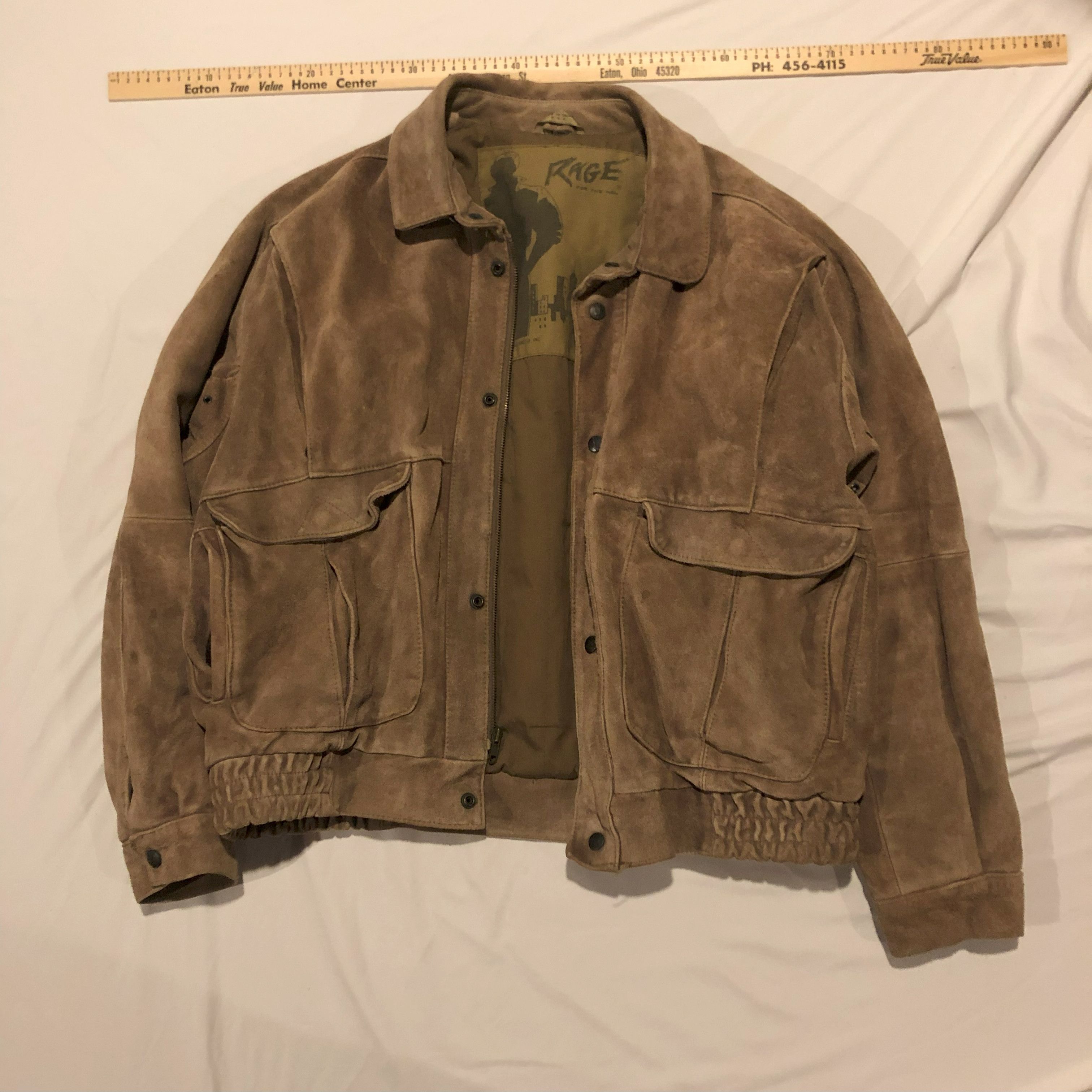 Streetwear × Vintage × Wilsons Leather Vintage 1986 Wilson Rage Tan ...