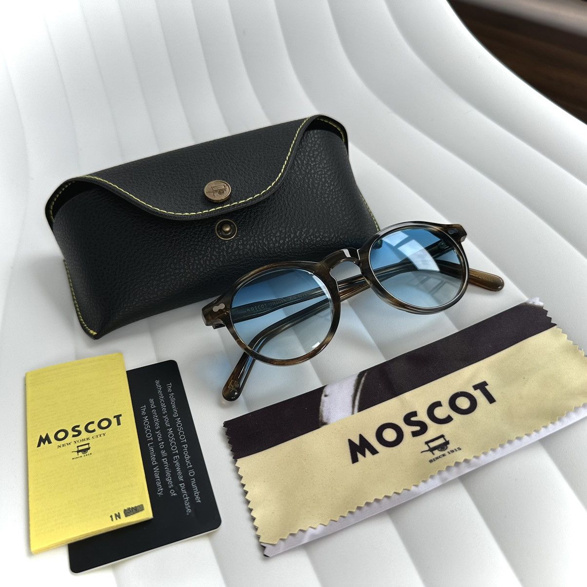 Moscot 'Miltzen' Sunglasses in Tortoise/Blue | Grailed