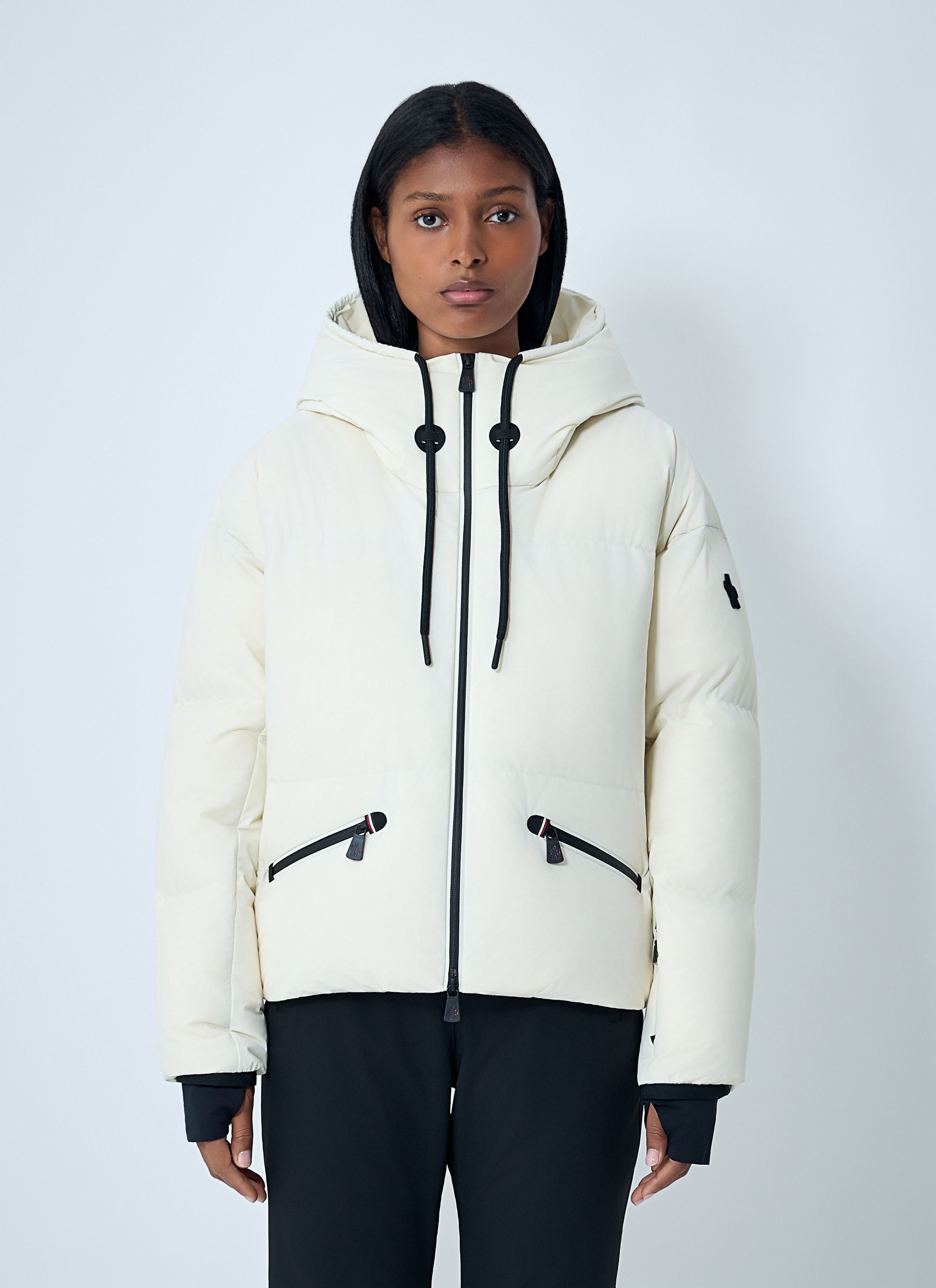 Moncler Grenoble Allesaz Hooded Short Down Jacket Size L / US 10 / IT 46 - 1 Thumbnail