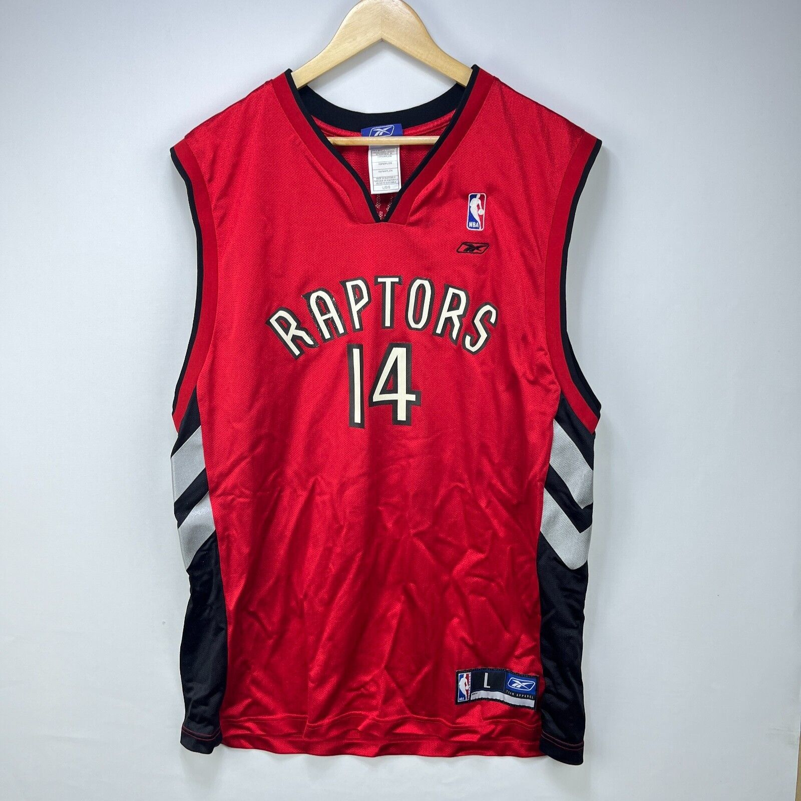 Reebok × Vintage Vintage Y2K Toronto Raptors Reebok Large Joey Graham Drake Size US L / EU 52-54 / 3 - 2 Thumbnail