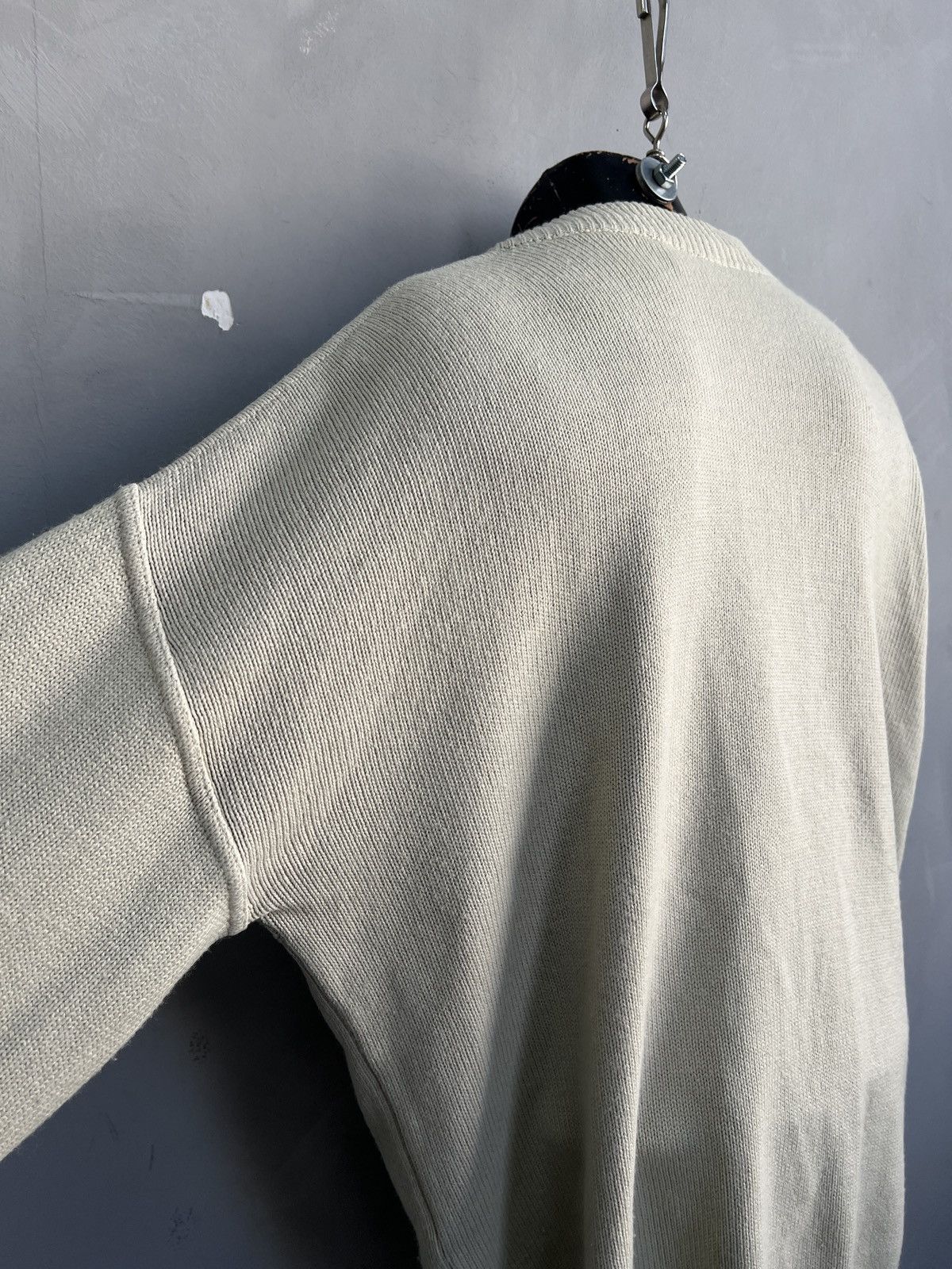 Lacoste Beige Knit lacoste chemise y2k Cardigan Vintage Classic Size US L / EU 52-54 / 3 - 10 Thumbnail