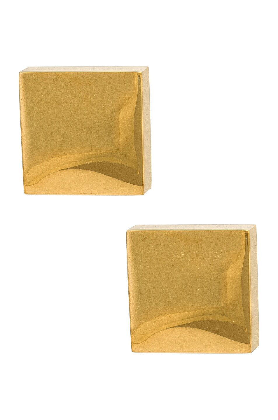 Saint Laurent Paris o1la1rc1a0525 Size: OS / 697422 Square Earrings in Gold Size ONE SIZE - 1 Thumbnail