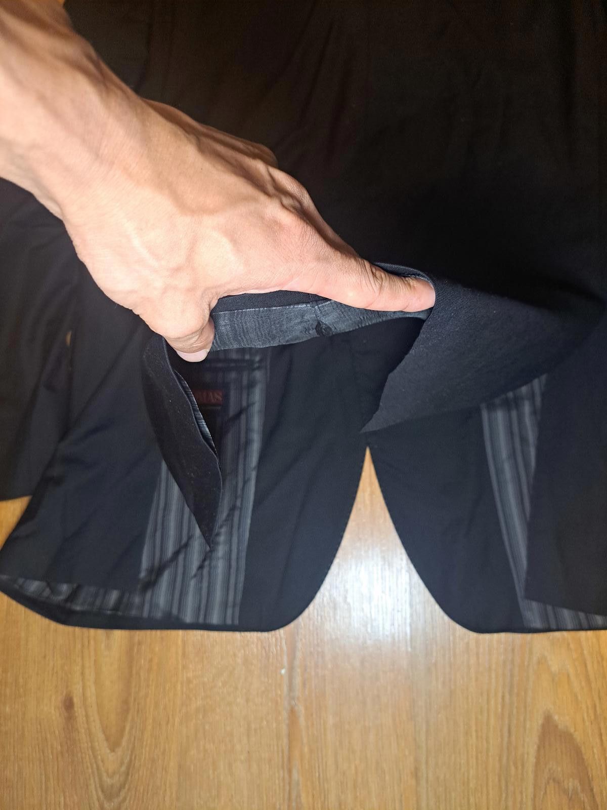 Jack Victor Jack Victor E Thomas Blazer 44R Black Cashmere Wool 150's Size 44R - 10 Thumbnail