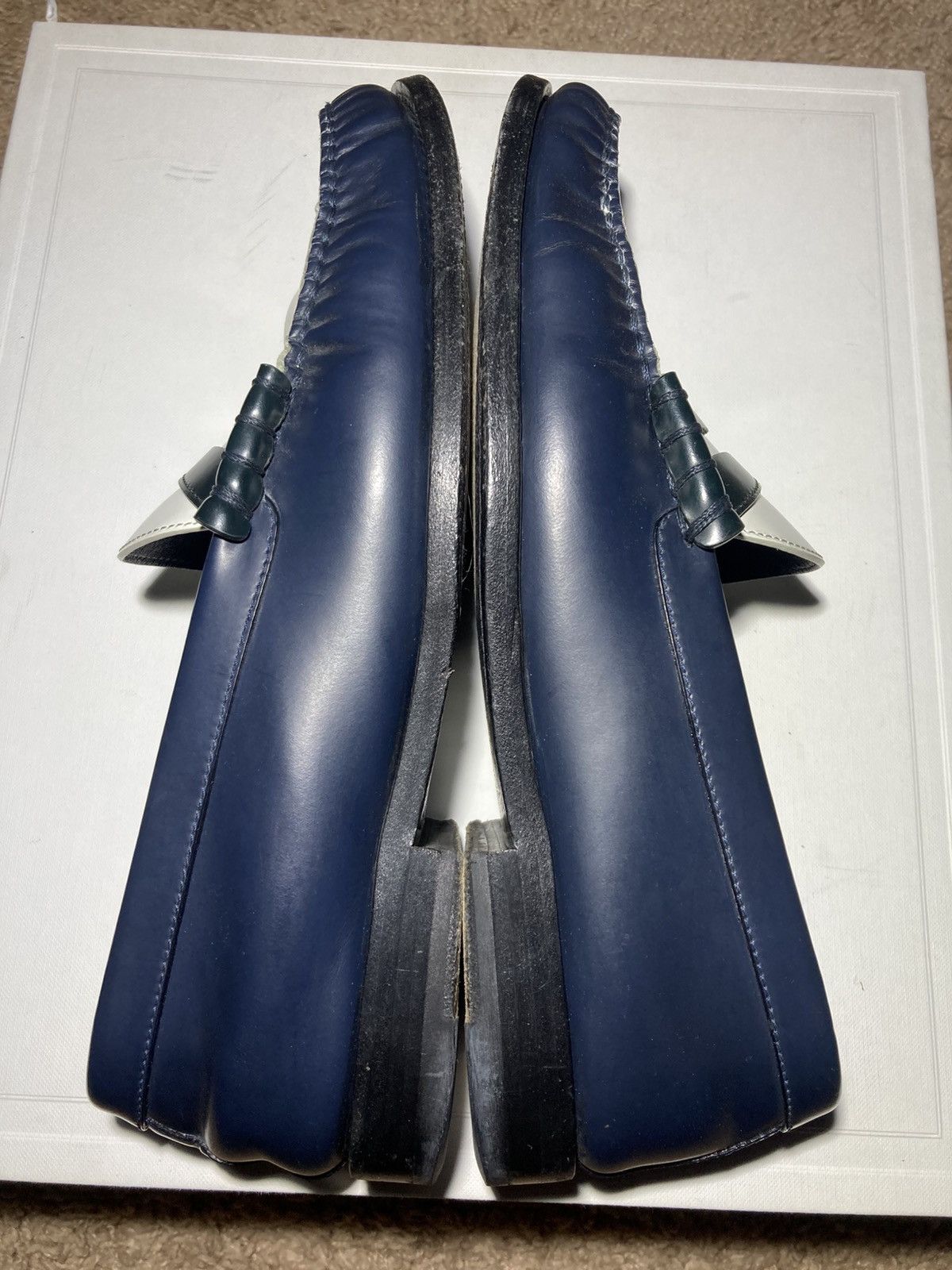 Celine × Hedi Slimane SS19 Celine Luco Loafer Navy Two Tone 41 2019 Hedi Slimane Size US 8 / EU 41 - 6 Thumbnail
