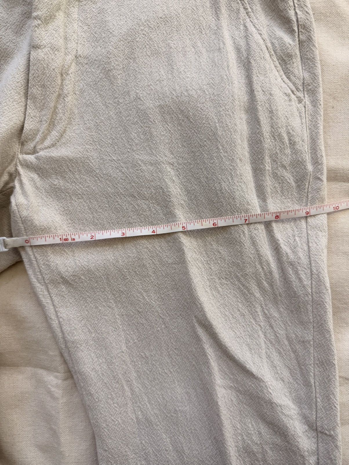 I Love Ugly I Love Ugly Cropped Linen Kobe Pants Size US 30 / EU 46 - 6 Thumbnail