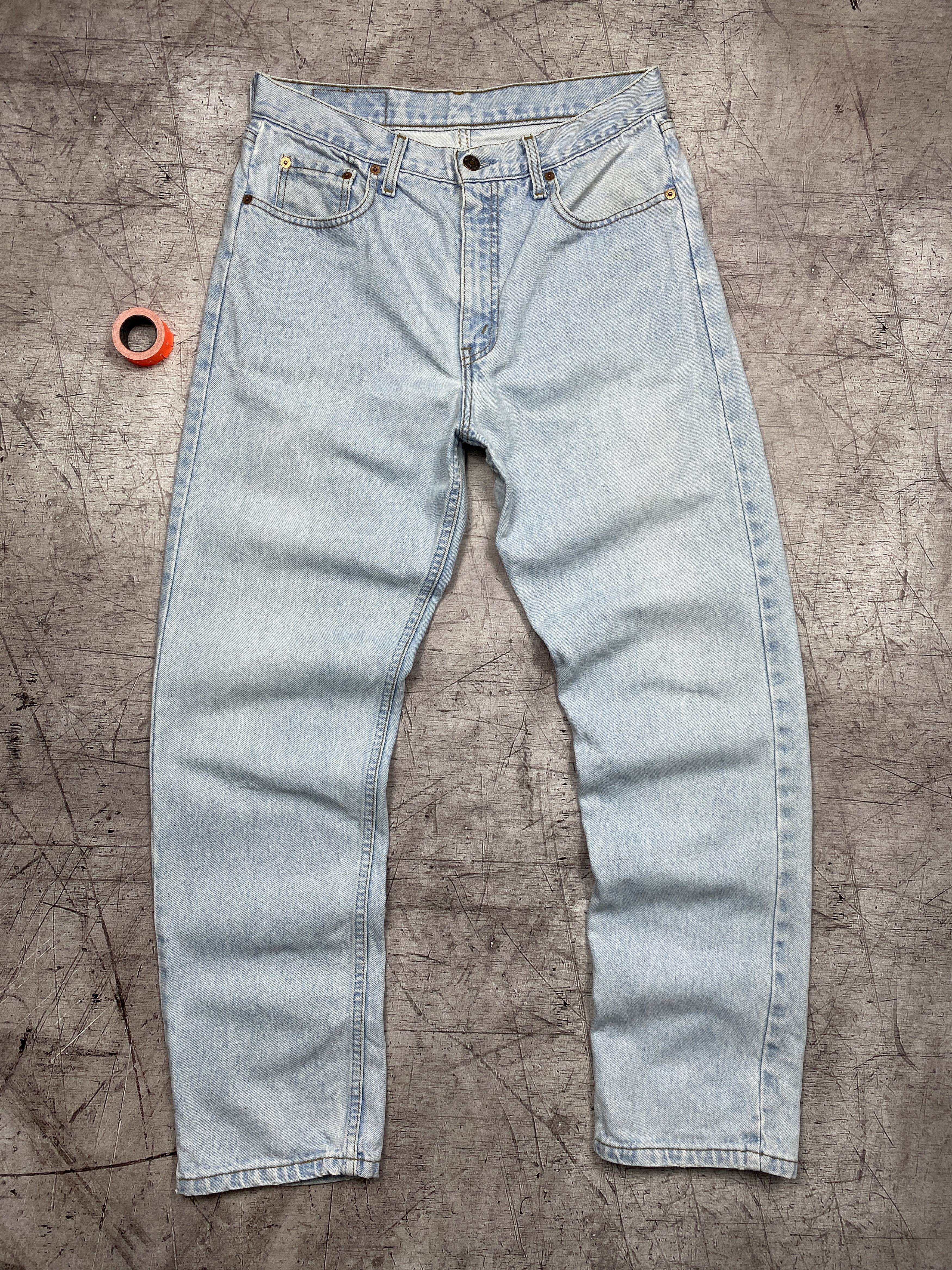 Levi's × Levi's Vintage Clothing × Vintage Levis 615 90s Vintage Mens Orange Tab Denim Pants Jeans Size US 33 - 4 Thumbnail