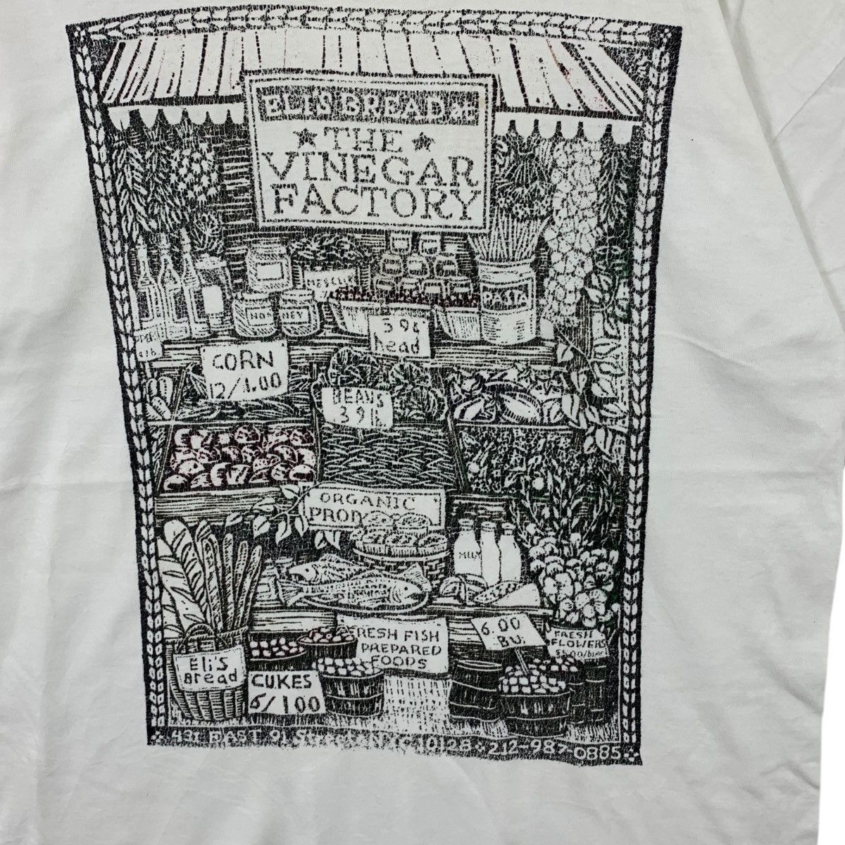 Vintage Vintage 90’ ELI’S BREAD NYC The Vinegar Factory Tee Shirt Size M / US 6-8 / IT 42-44 - 3 Thumbnail