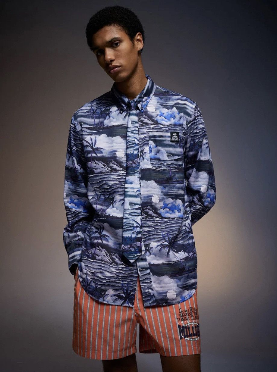 Martine Rose × Tommy Jeans MARTINE ROSE x TOMMY JEANS NIGHT SKY - TROPICAL SHIRT Size US S / EU 44-46 / 1 - 2 Thumbnail