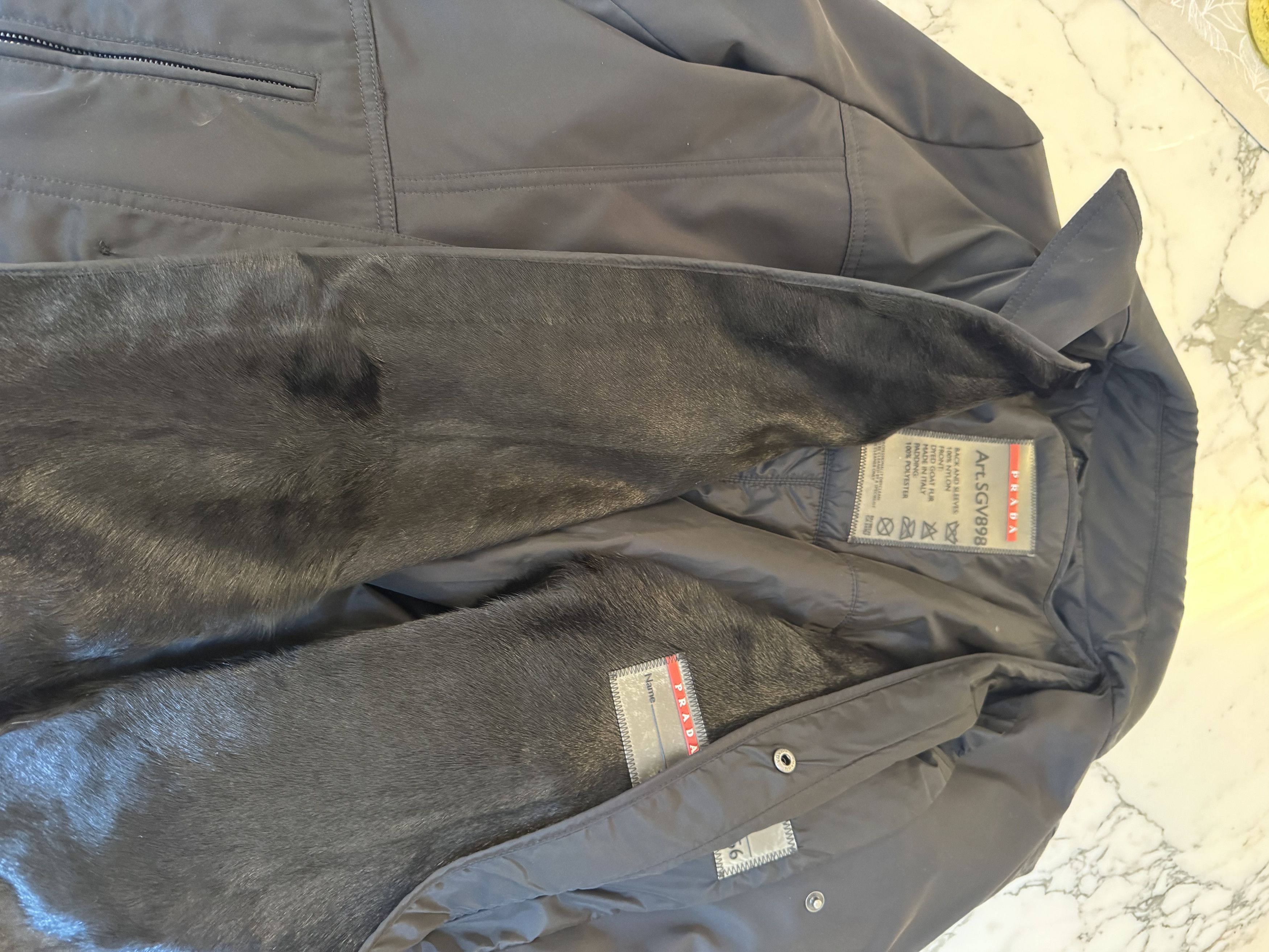 Prada PRADA Linea Rossa SGV898 Fur Parka Goa Fur Archive Rare Size US XL / EU 56 / 4 - 4 Thumbnail