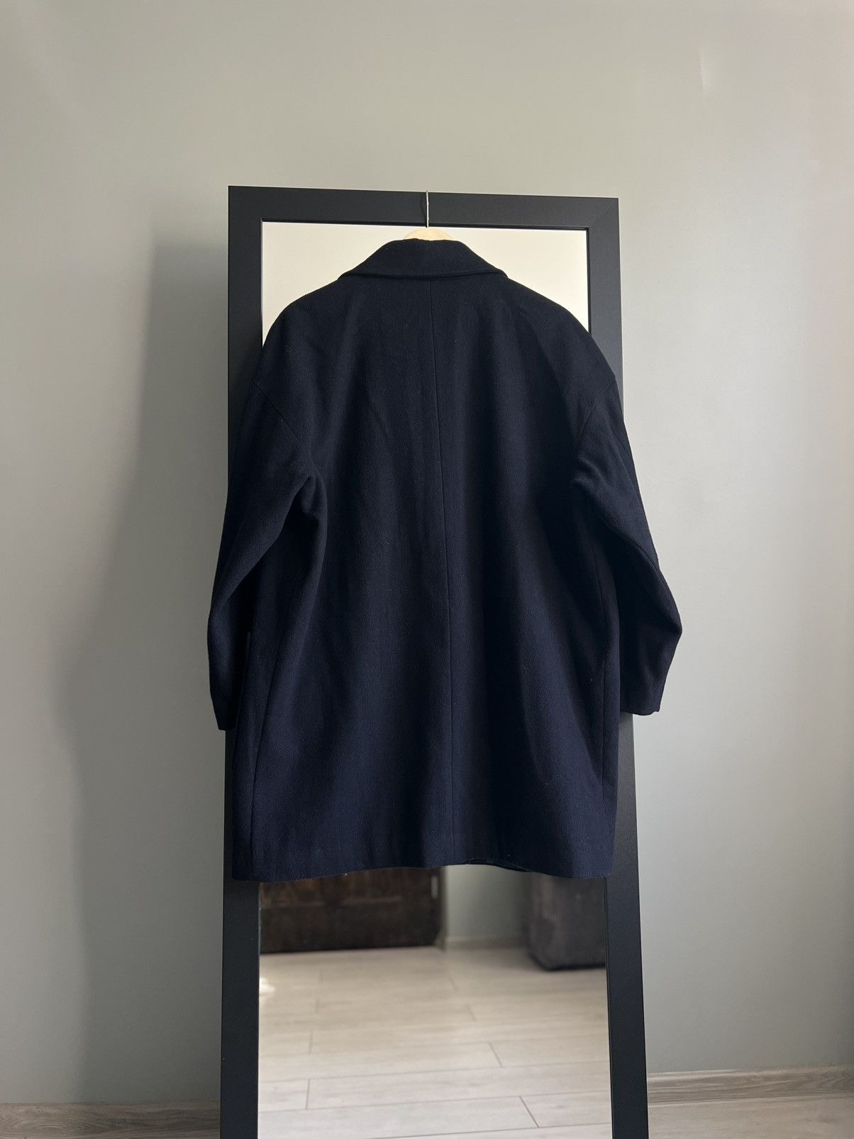 Designer Naf Naf Vintage Lana Wool Coat Size M / US 6-8 / IT 42-44 - 6 Thumbnail