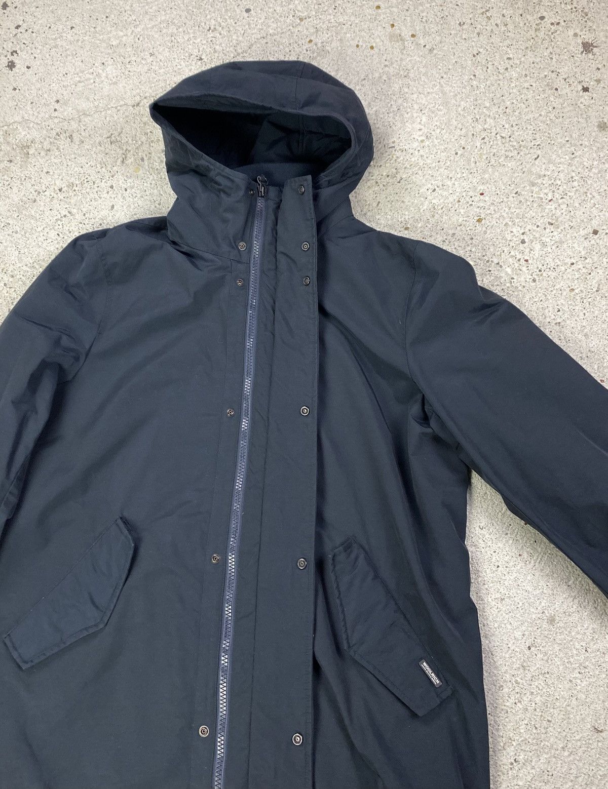 Woolrich Woolen Mills Woolrich cape patka navy waterproof windbreaker gorpcore Size US XL / EU 56 / 4 - 3 Thumbnail