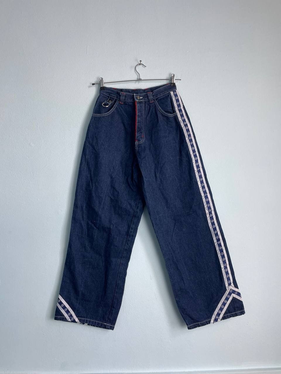 Jean × Vintage VINTAGE Y2K BAGGY BERNY FLYING B SKATER JEANS JNCO STYLE Size US 28 / EU 44 - 3 Thumbnail