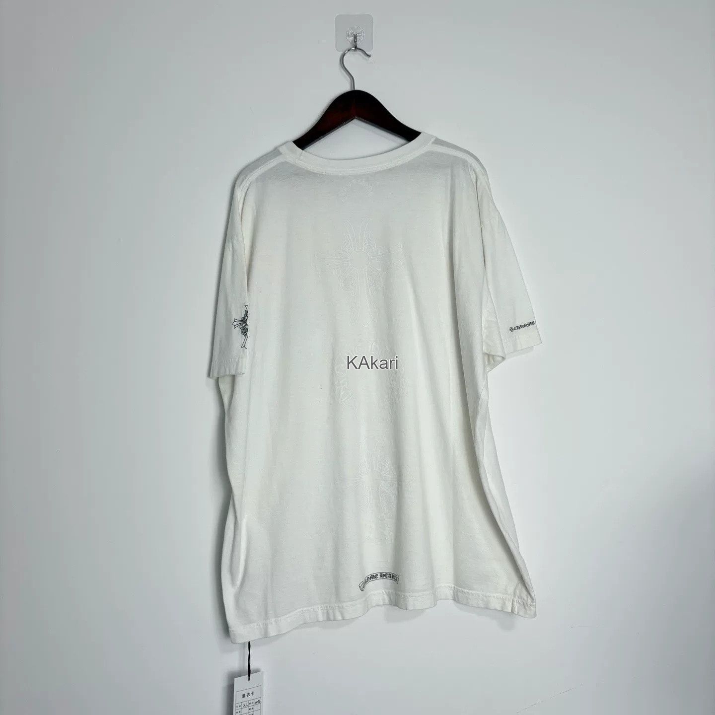 Chrome Hearts Chrome Hearts White Cross Short Sleeve Size US XL / EU 56 / 4 - 2 Thumbnail
