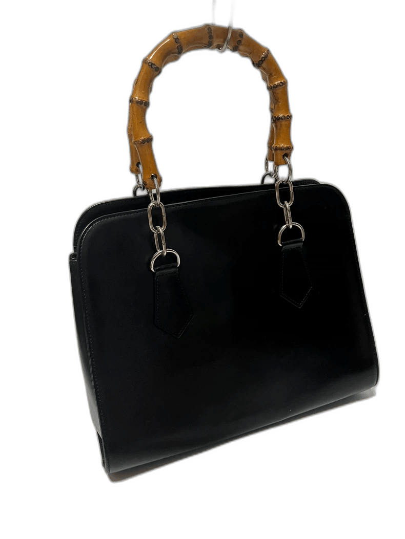 Comme des Garcons Comme des Garçons Black Bamboo Handbag Size ONE SIZE - 1 Thumbnail