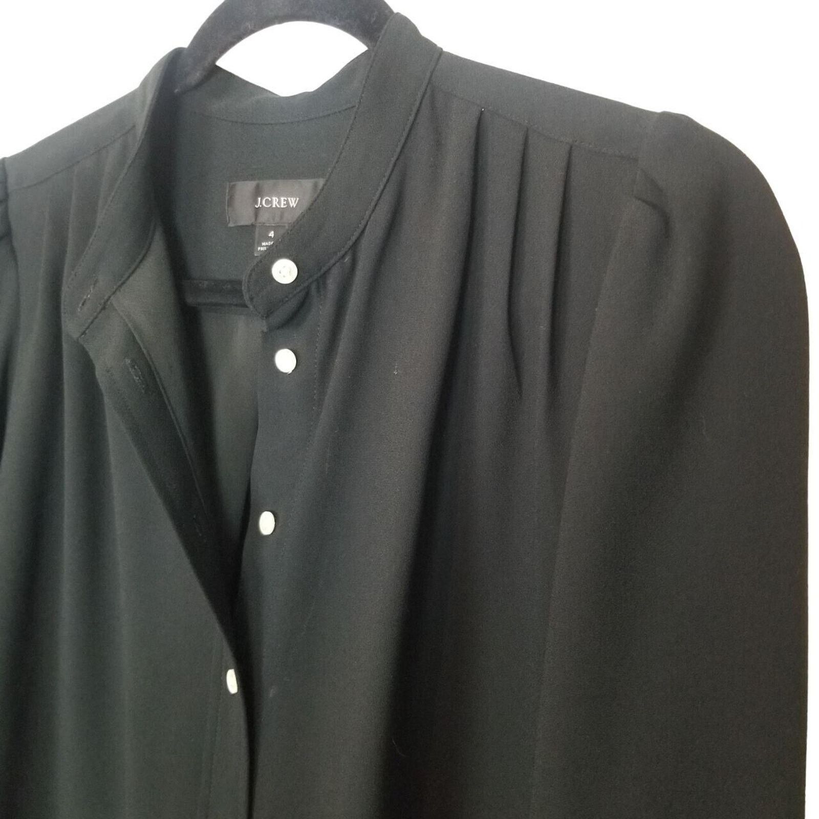 J.Crew J. Crew Womens Button Front Midi Dress 4 Classic Timeless Size S / US 4 / IT 40 - 4 Thumbnail