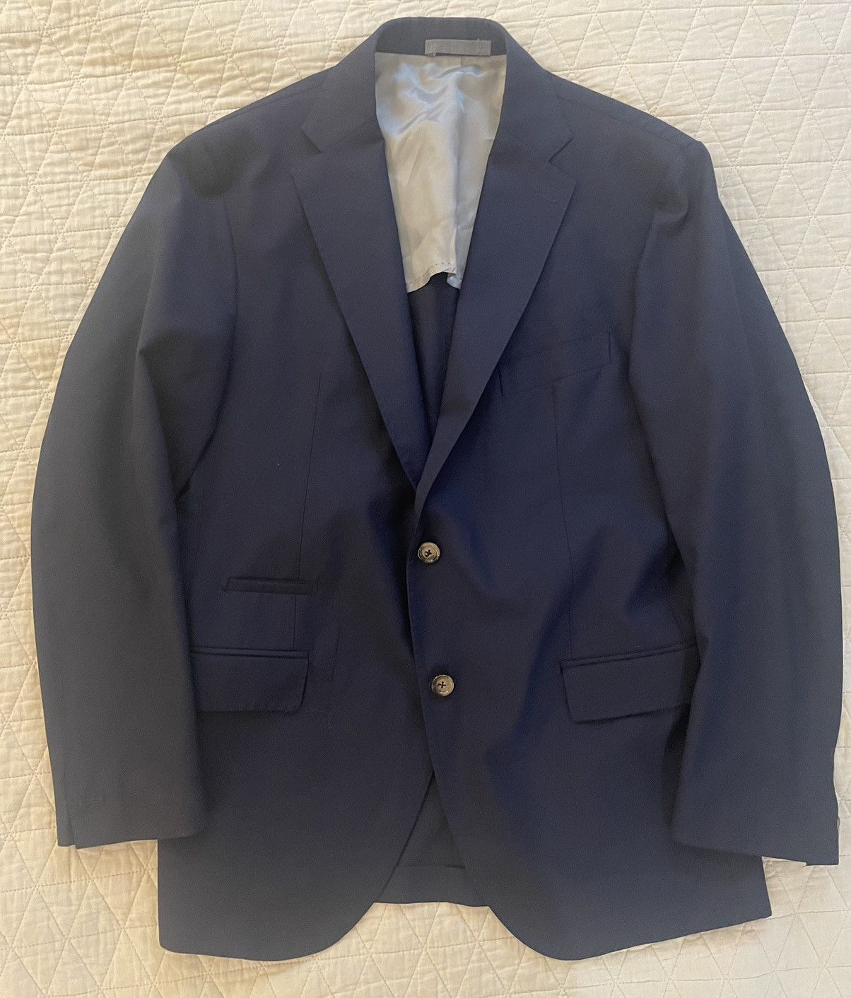 Eleventy Eleventy Milano Tick Pock Thread Jacket Size 42R - 8 Thumbnail