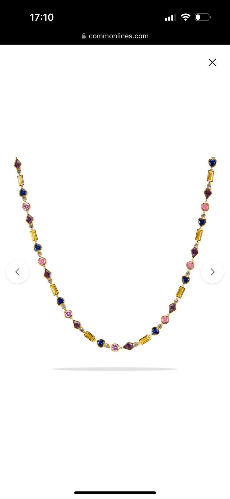 Other The Common Lines Uncut Gems Necklace Size ONE SIZE - 2 Thumbnail